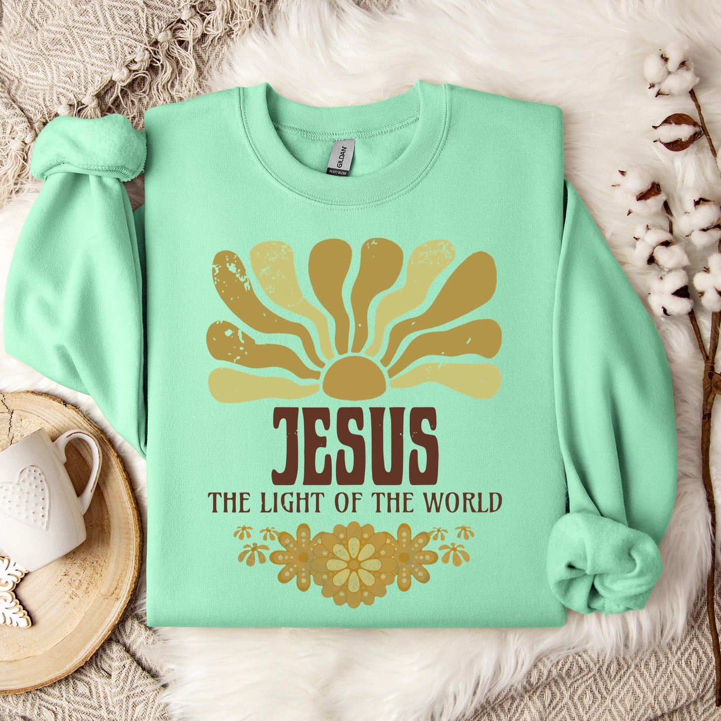 Jesus The Light Of The World Sweatshirt