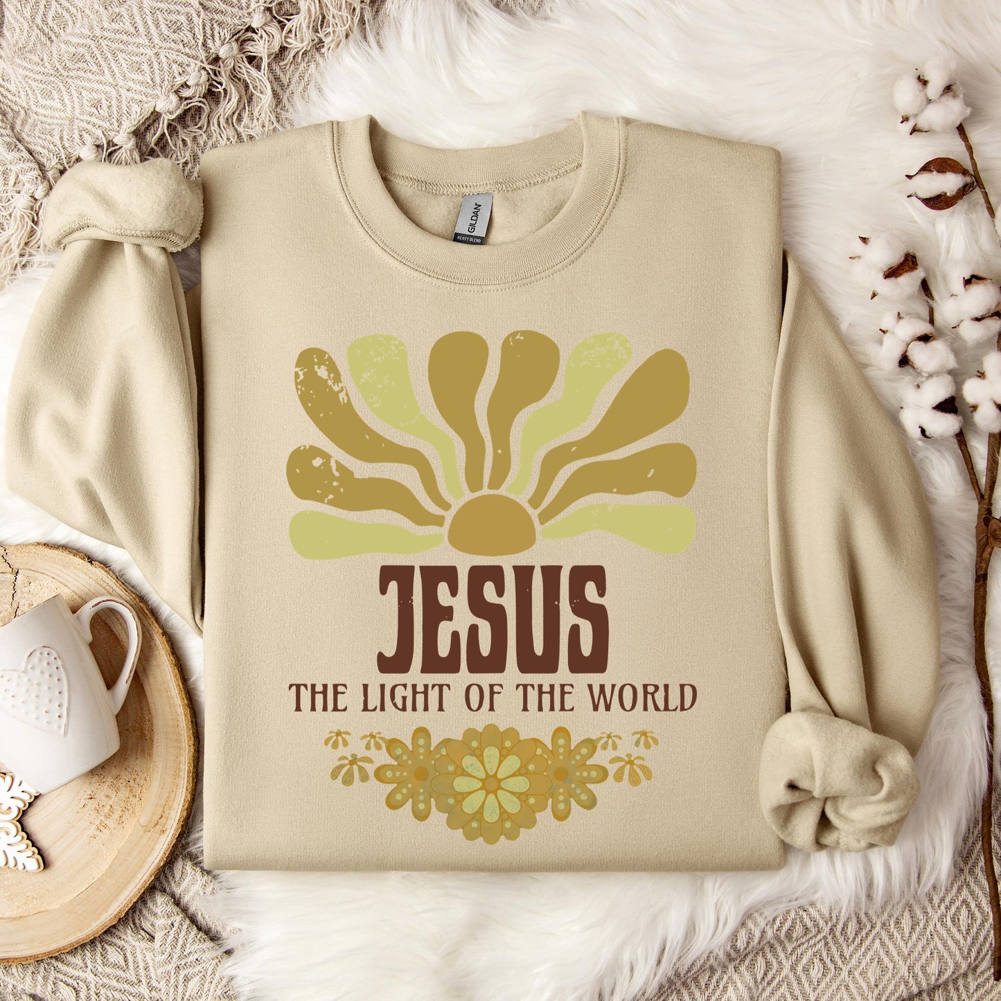 Jesus The Light Of The World Sweatshirt