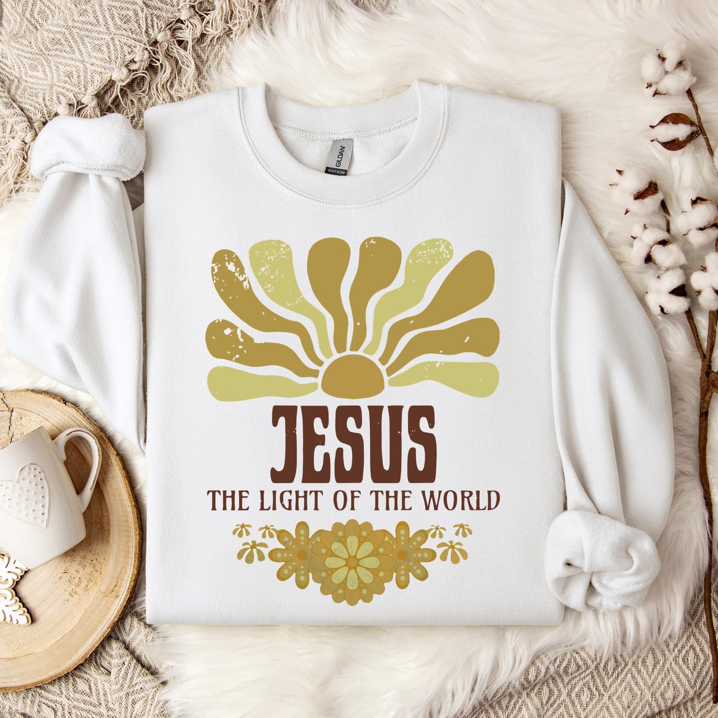 Jesus The Light Of The World Sweatshirt