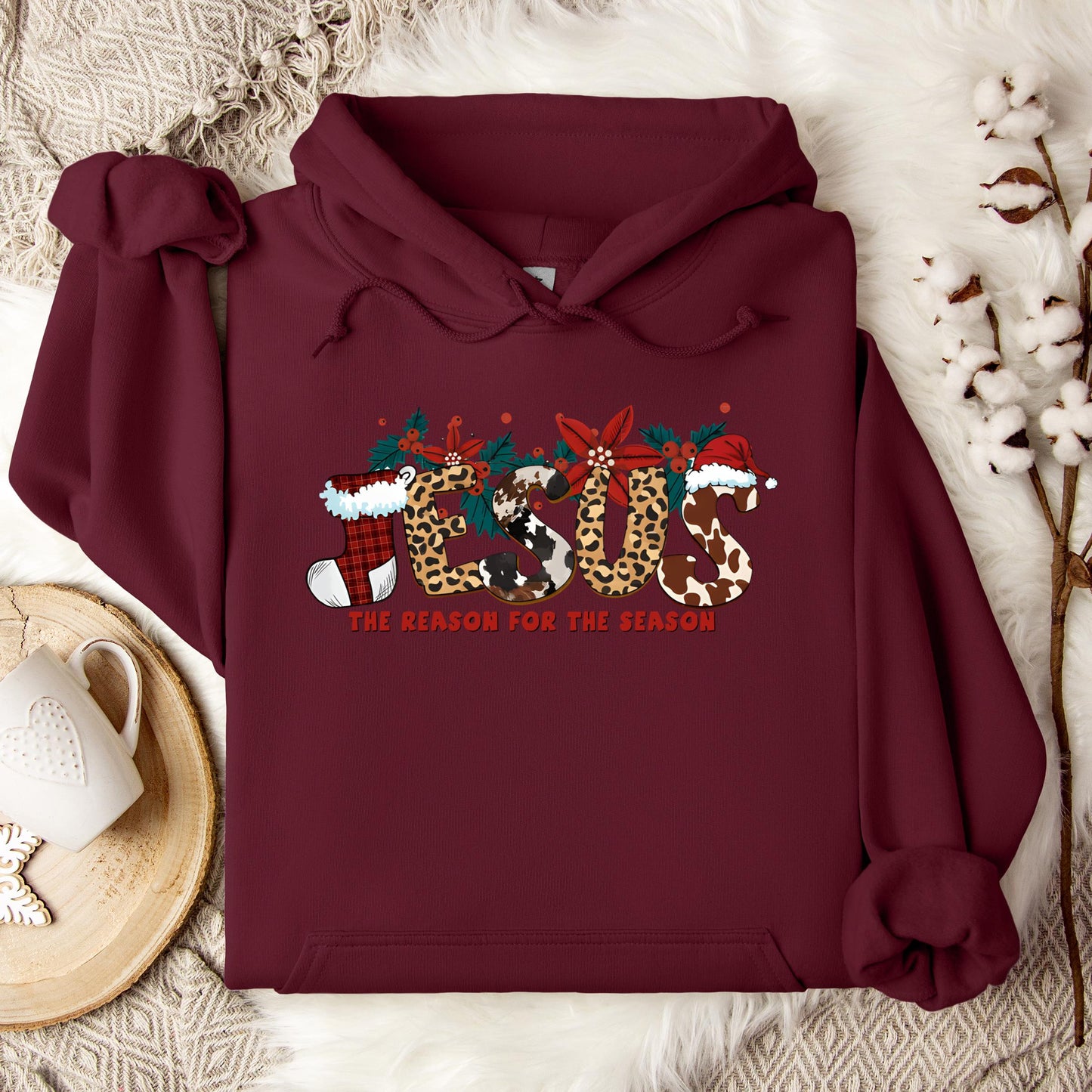 Jesus The Reason For The Season 01 Hoodie