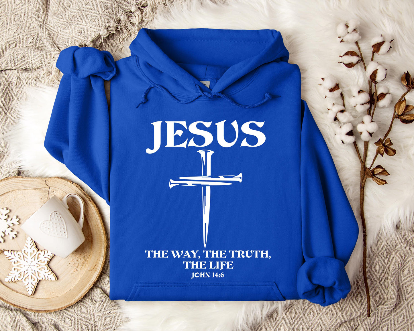 Jesus The Way The Truth The Life John 146 2 Hoodie