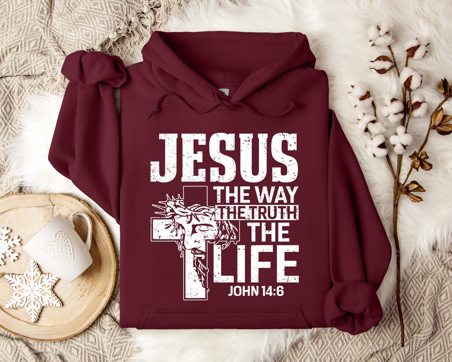 Jesus The Way The Truth The Life John 146 Hoodie