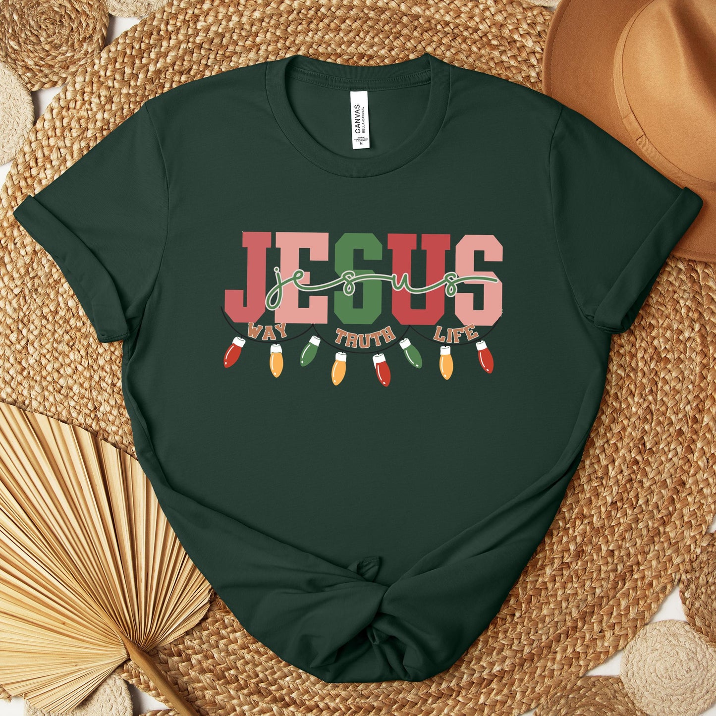 Jesus Way Truth Life Christmas Premium T-shirt