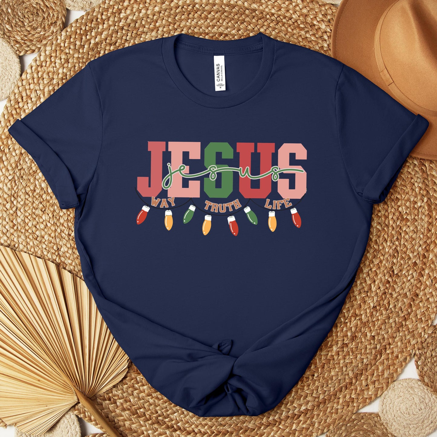 Jesus Way Truth Life Christmas Premium T-shirt