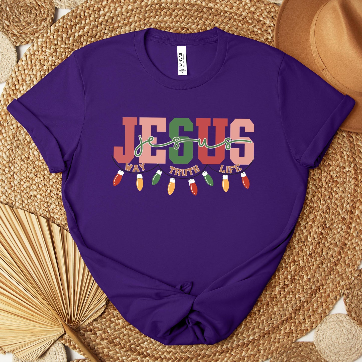 Jesus Way Truth Life Christmas Premium T-shirt