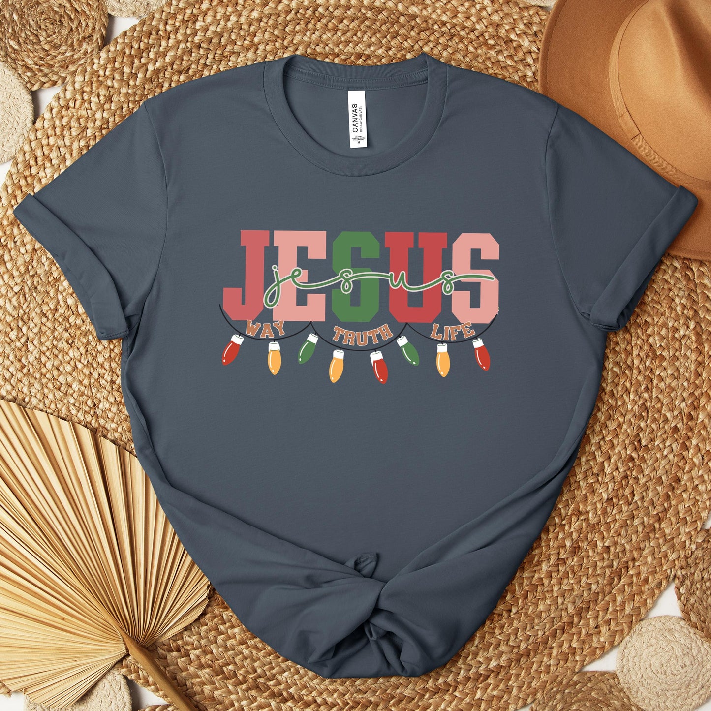 Jesus Way Truth Life Christmas Premium T-shirt