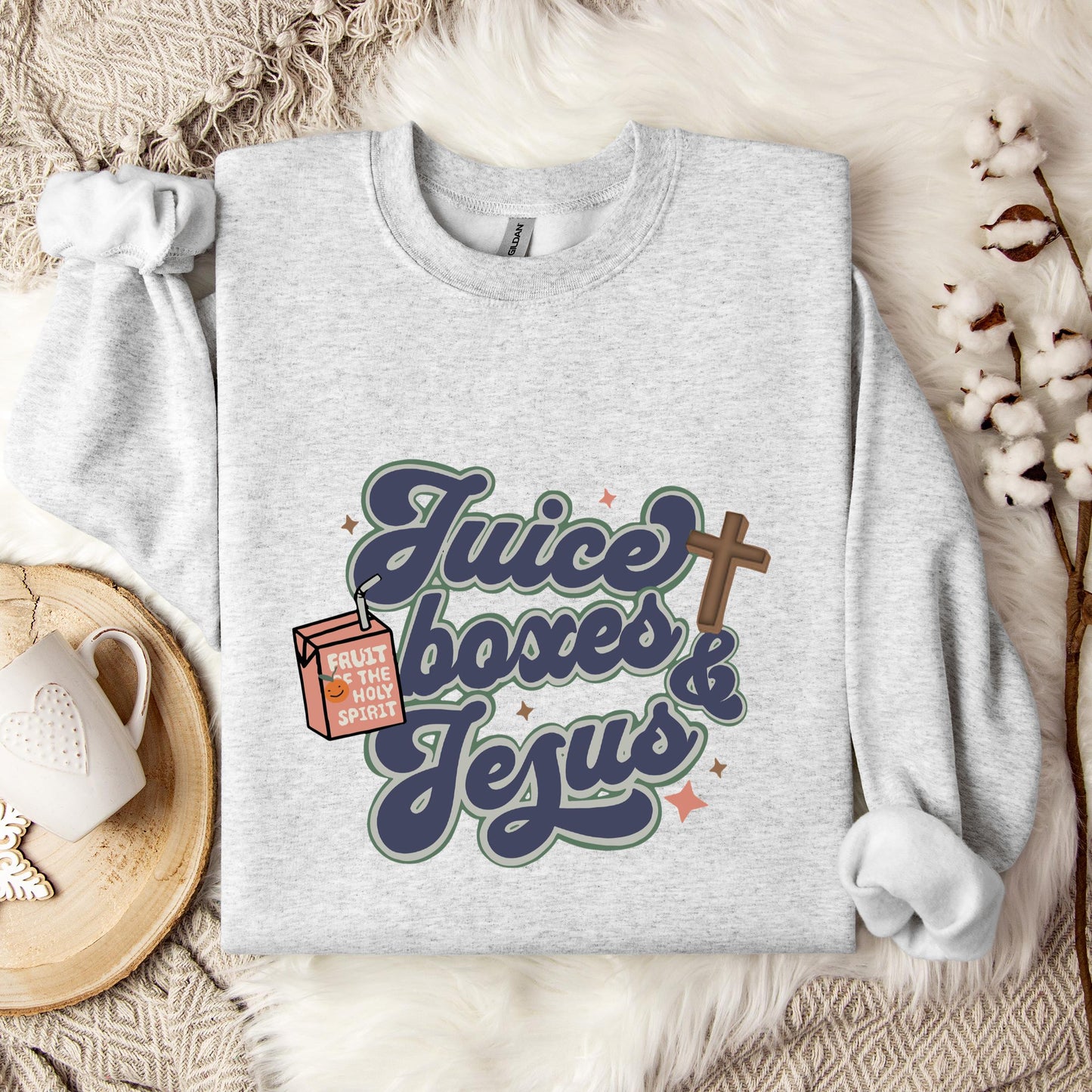 Juice Boxes And Jesus Sweatshirt