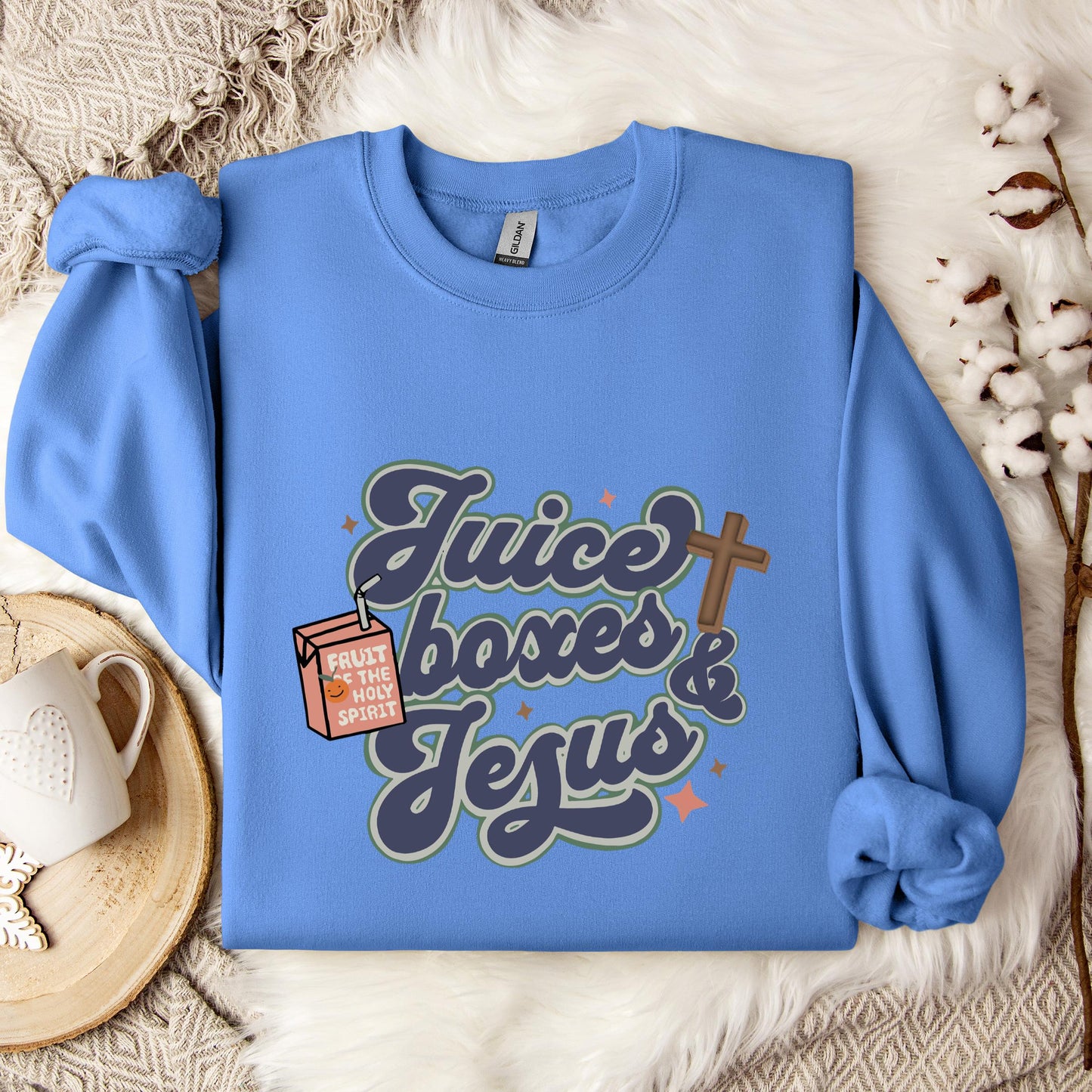 Juice Boxes And Jesus Sweatshirt