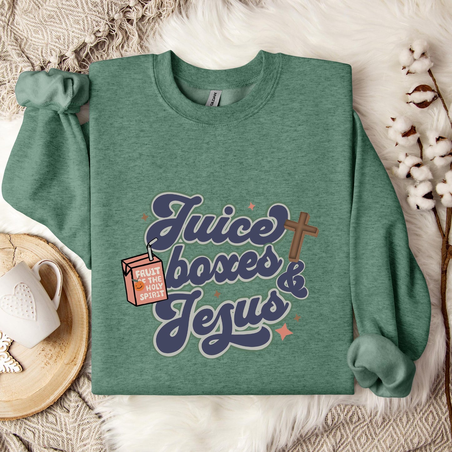 Juice Boxes And Jesus Sweatshirt