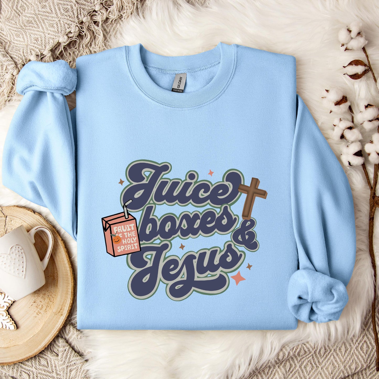 Juice Boxes And Jesus Sweatshirt