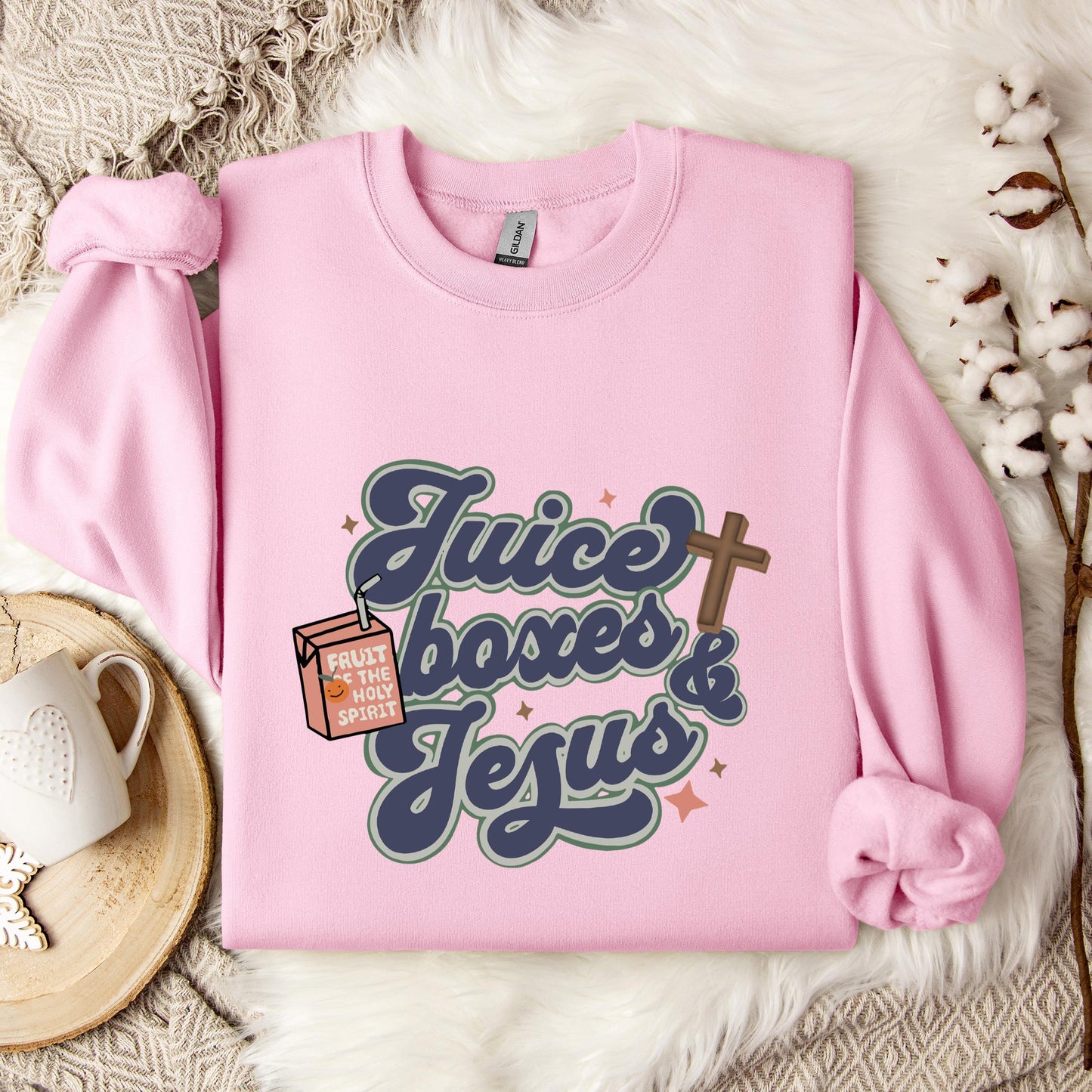 Juice Boxes And Jesus Sweatshirt