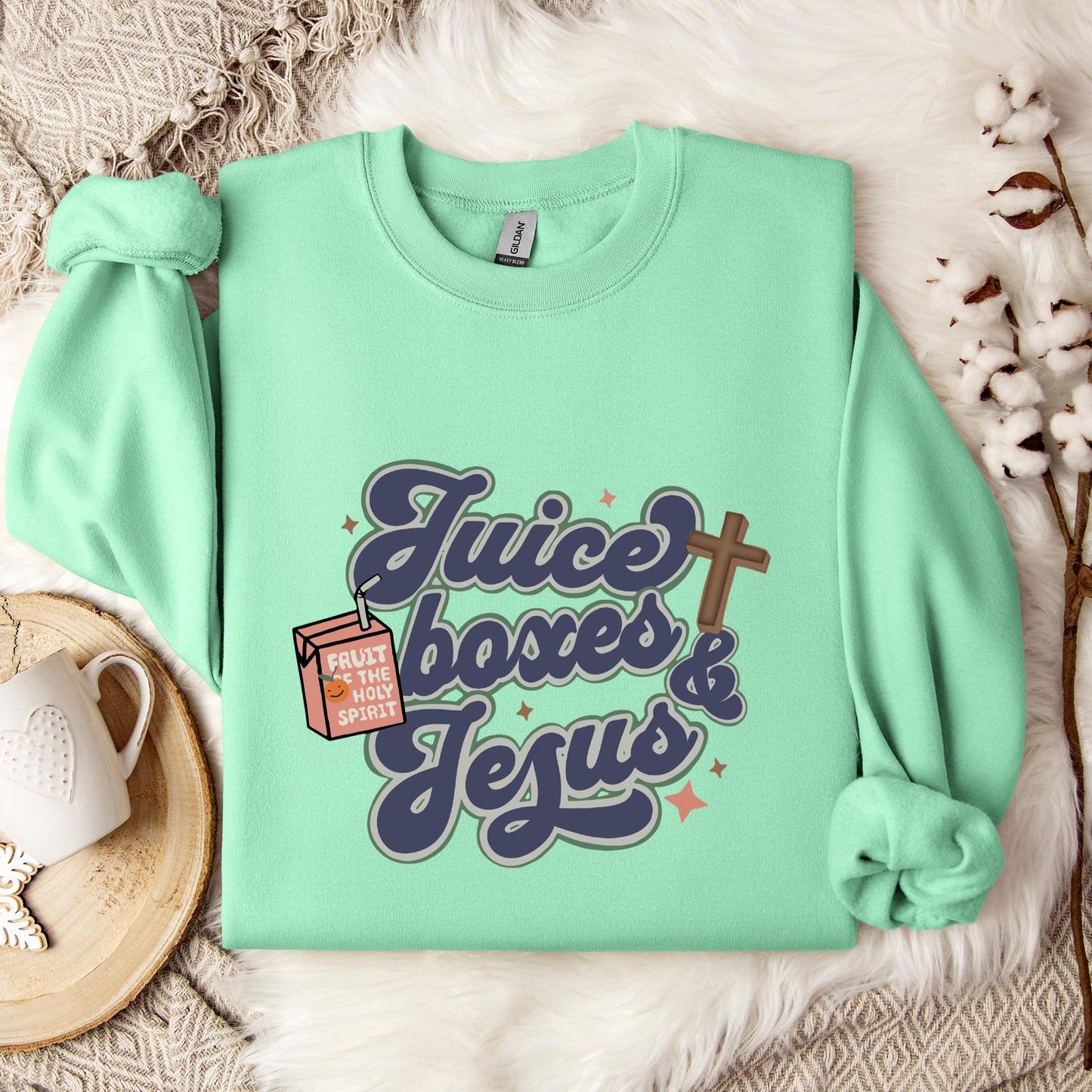 Juice Boxes And Jesus Sweatshirt