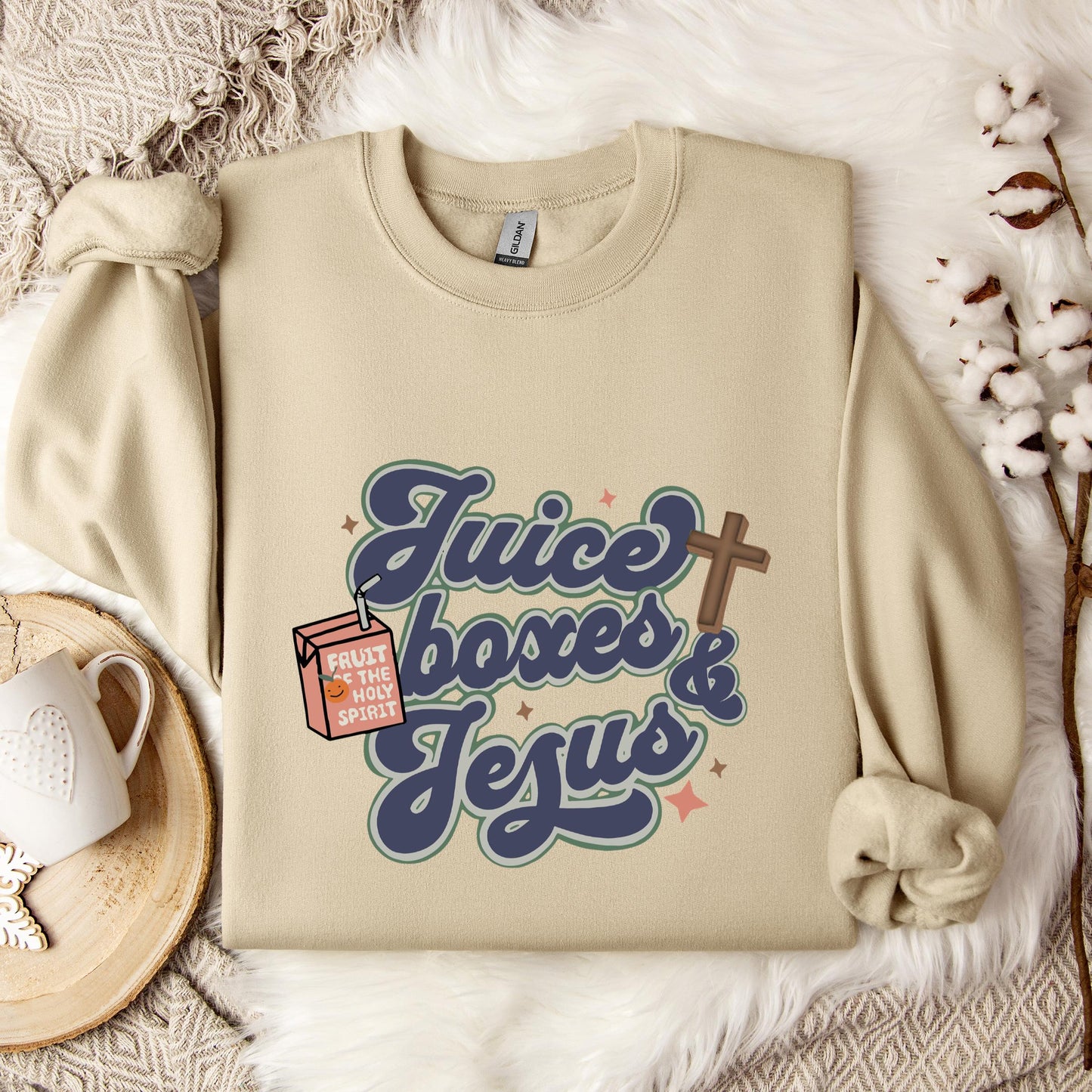 Juice Boxes And Jesus Sweatshirt