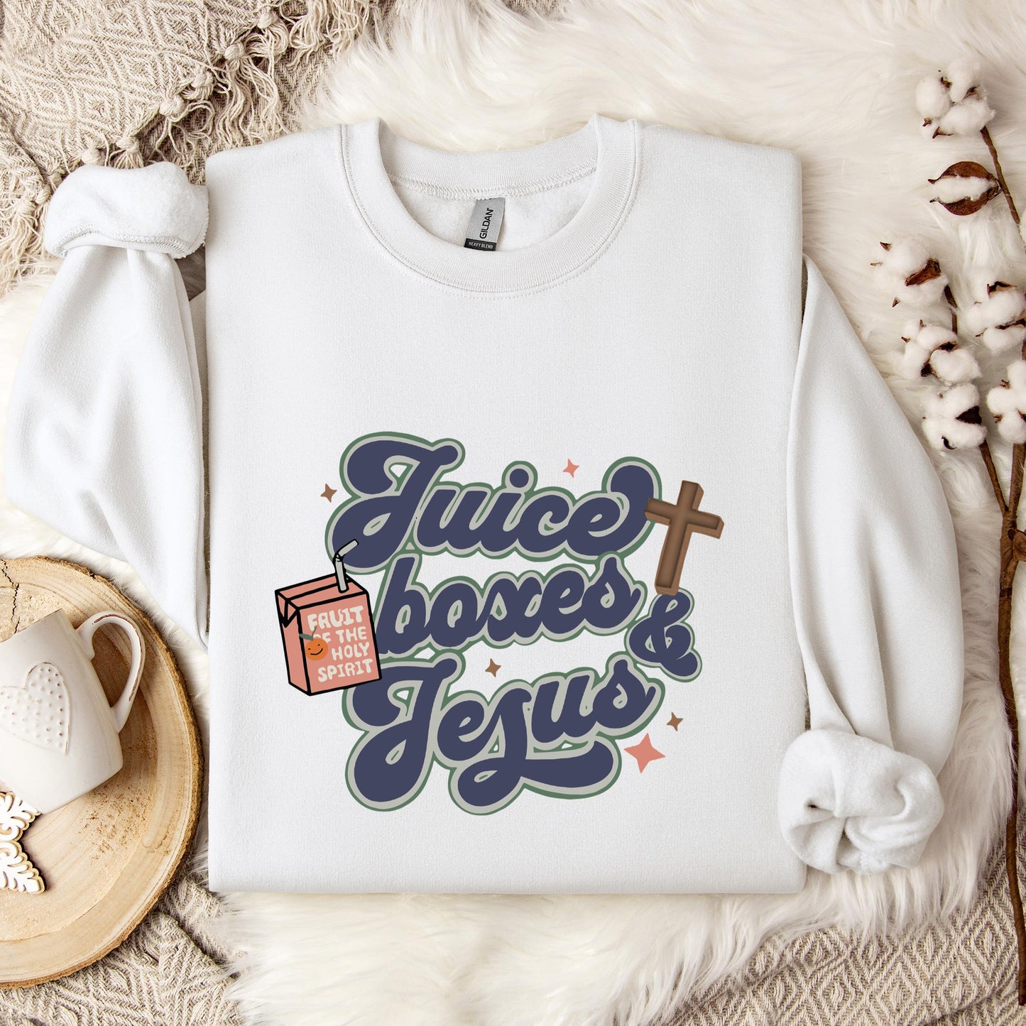 Juice Boxes And Jesus Sweatshirt