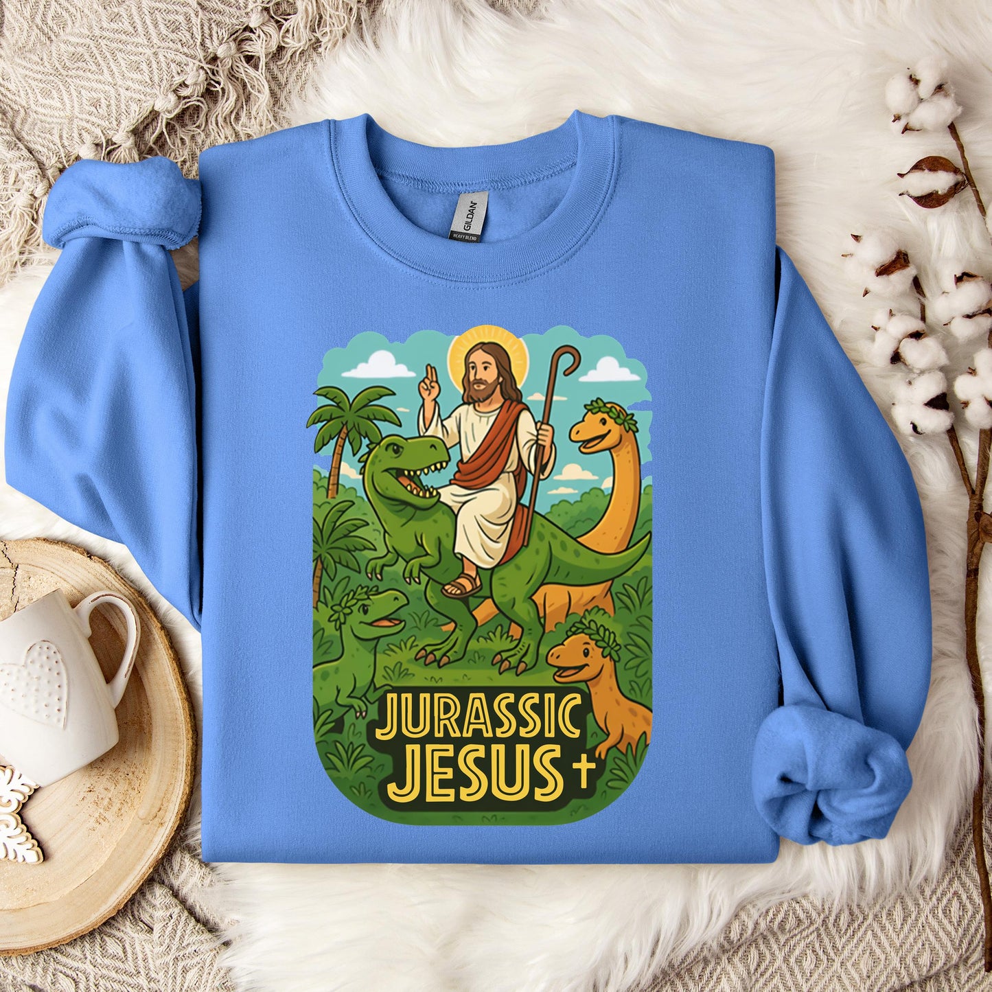 Jurassic Jesus 01 Sweatshirt