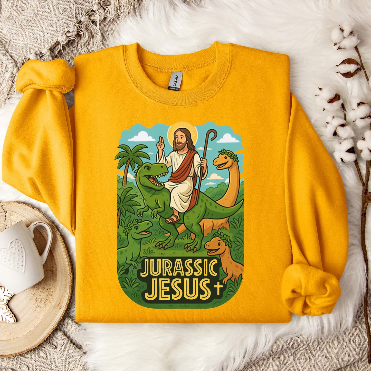 Jurassic Jesus 01 Sweatshirt