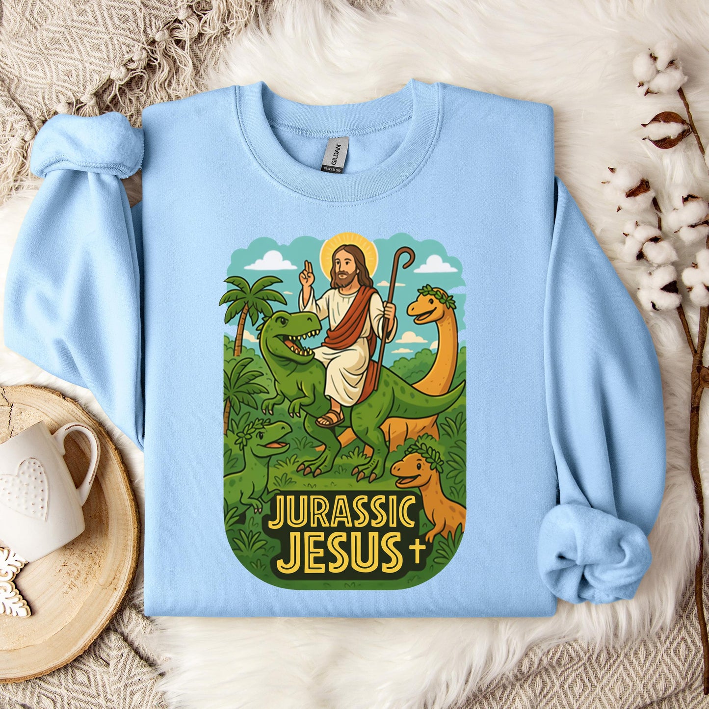 Jurassic Jesus 01 Sweatshirt