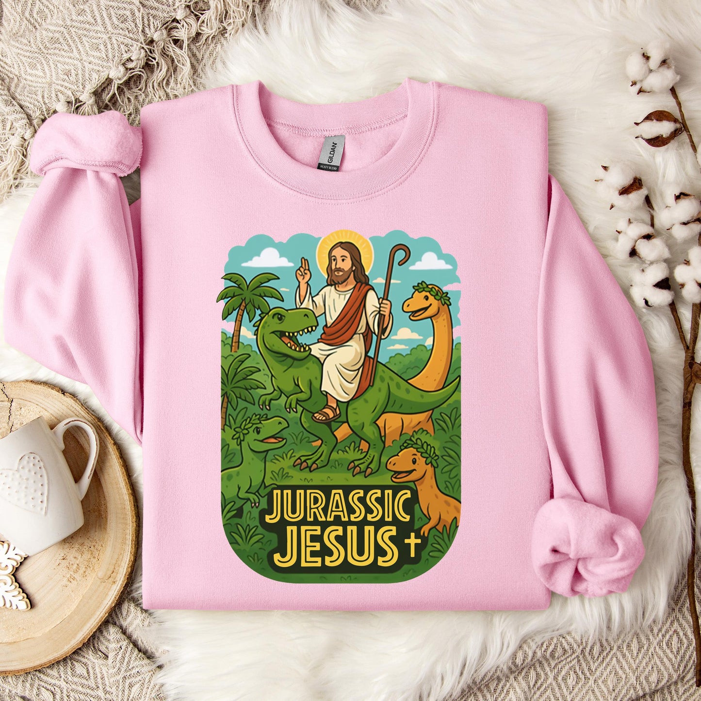 Jurassic Jesus 01 Sweatshirt