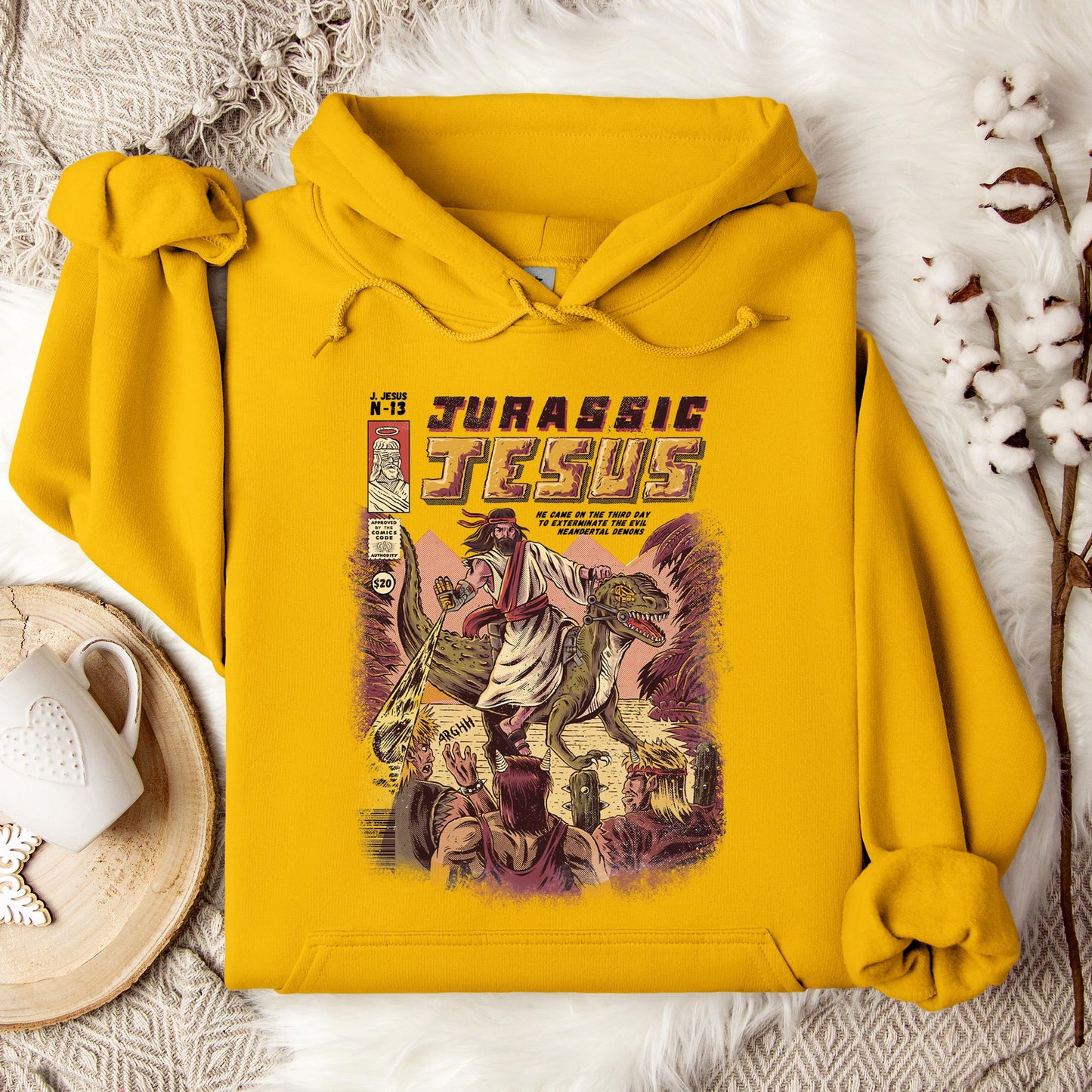 Jurassic Jesus Hoodie