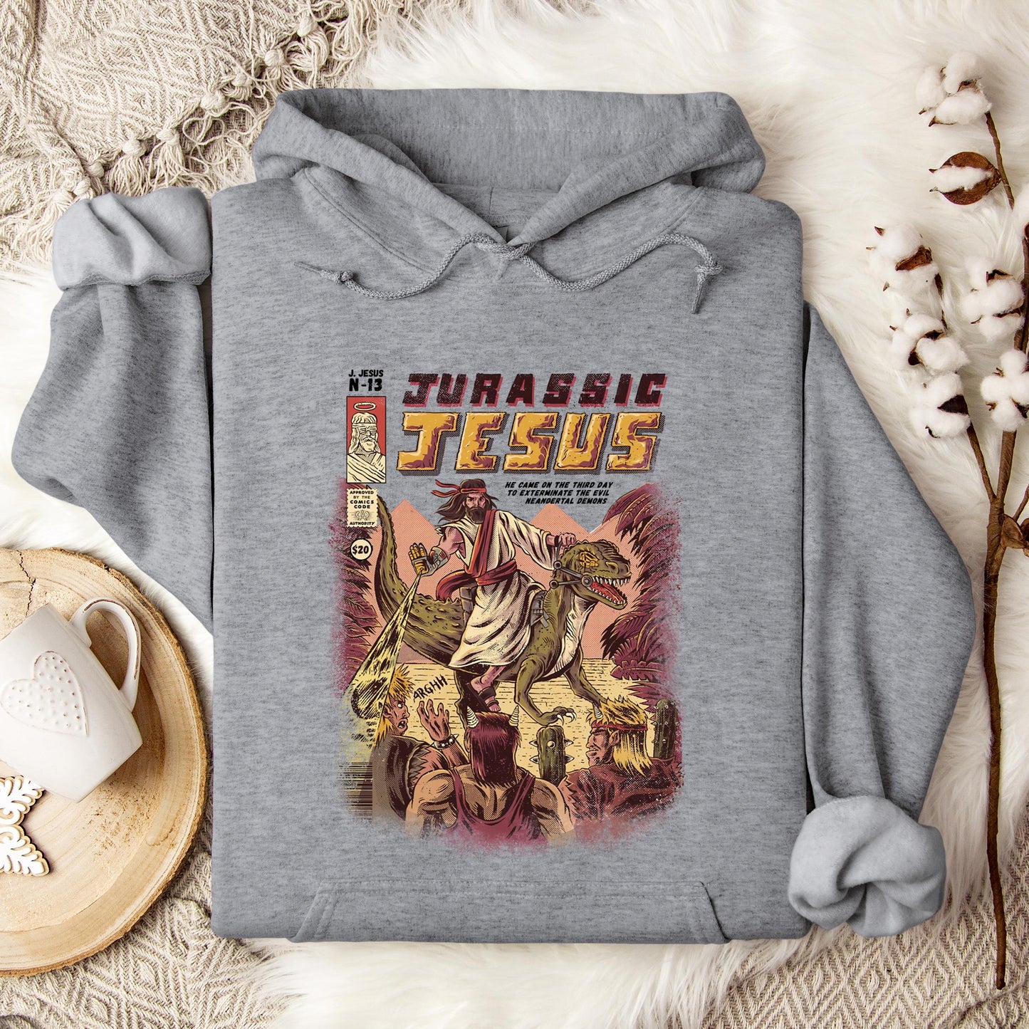 Jurassic Jesus Hoodie