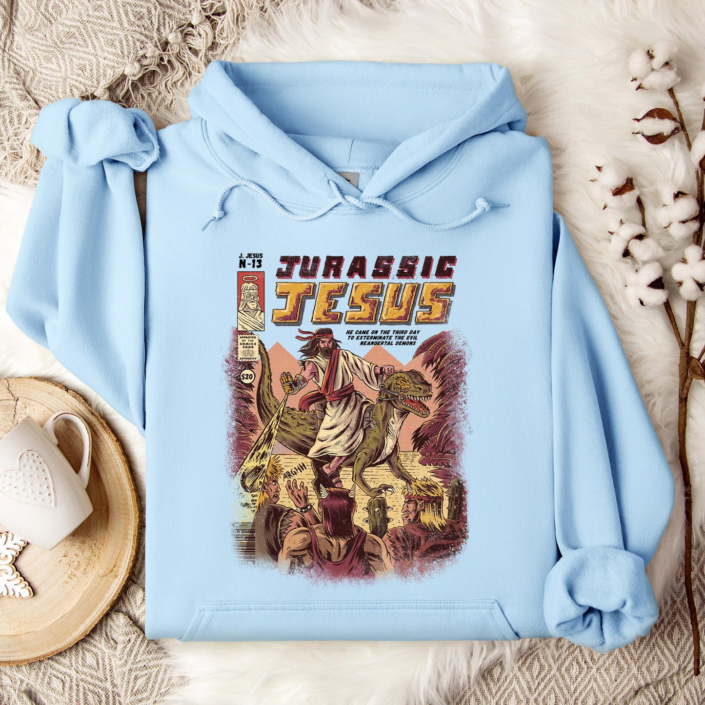 Jurassic Jesus Hoodie