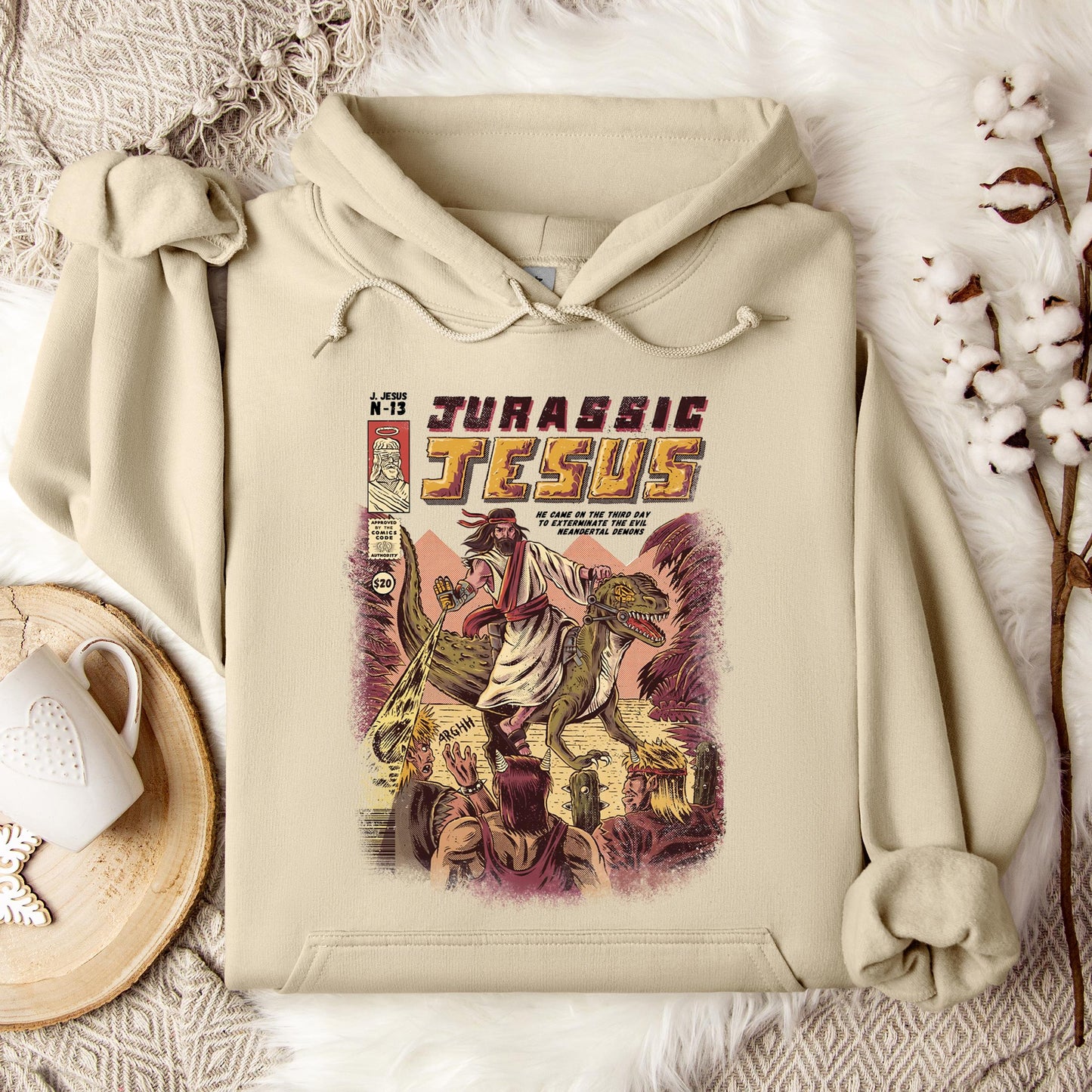 Jurassic Jesus Hoodie