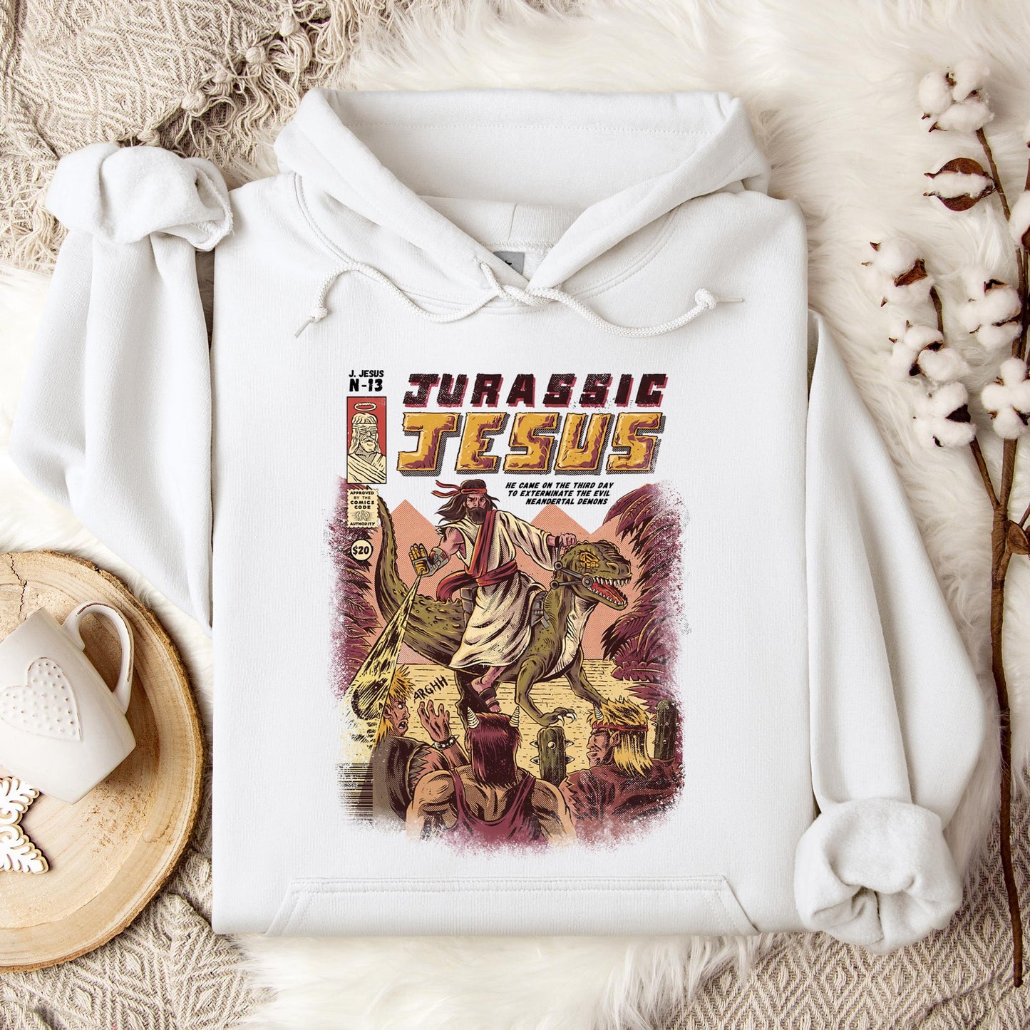Jurassic Jesus Hoodie