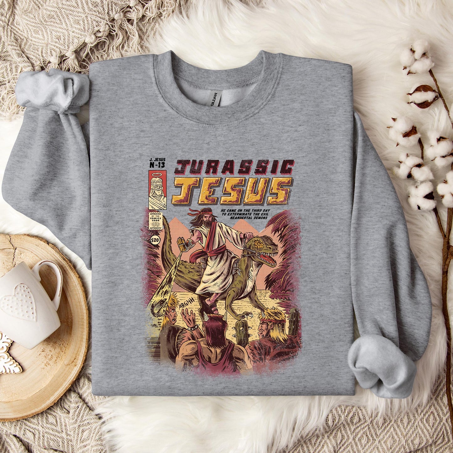 Jurassic Jesus Sweatshirt