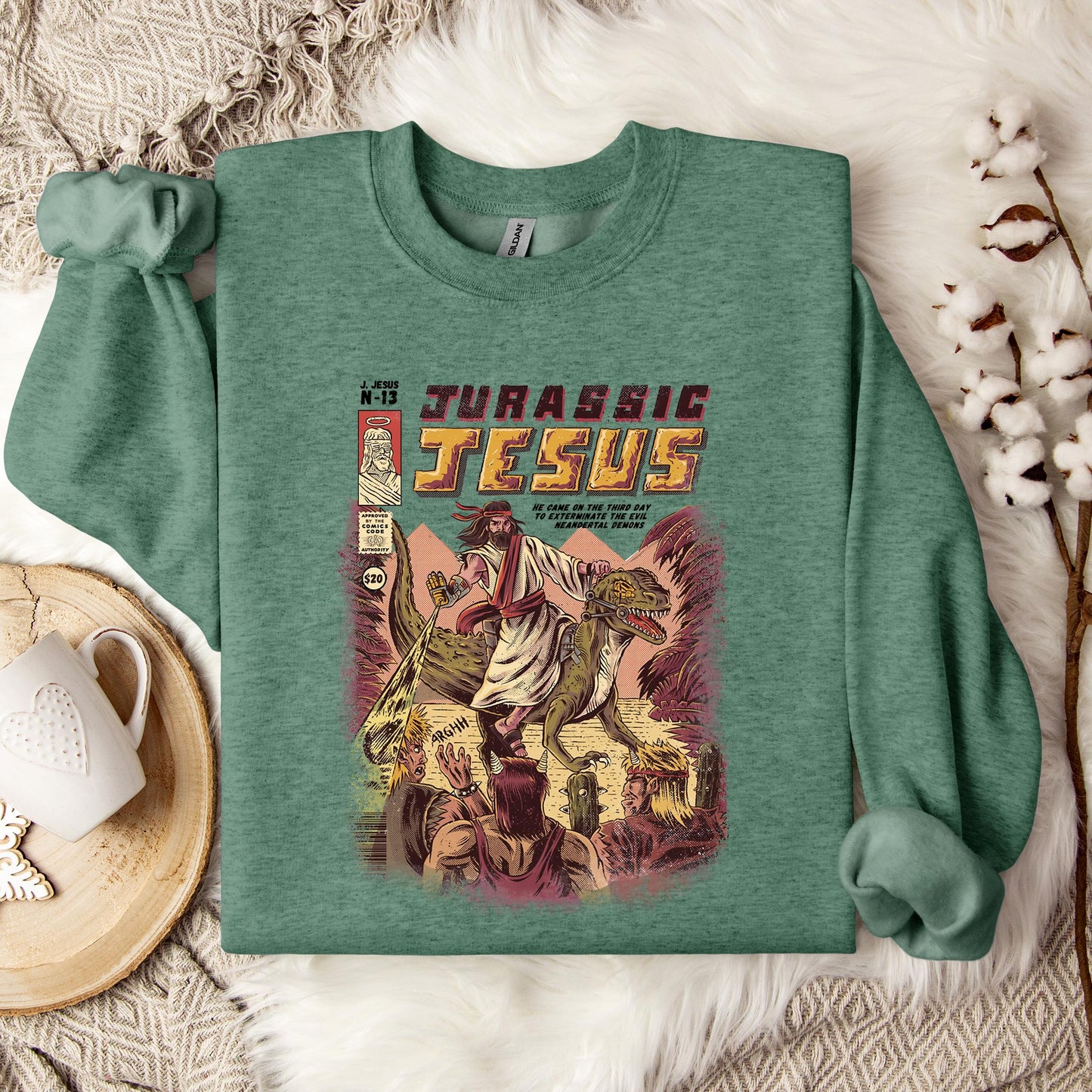 Jurassic Jesus Sweatshirt
