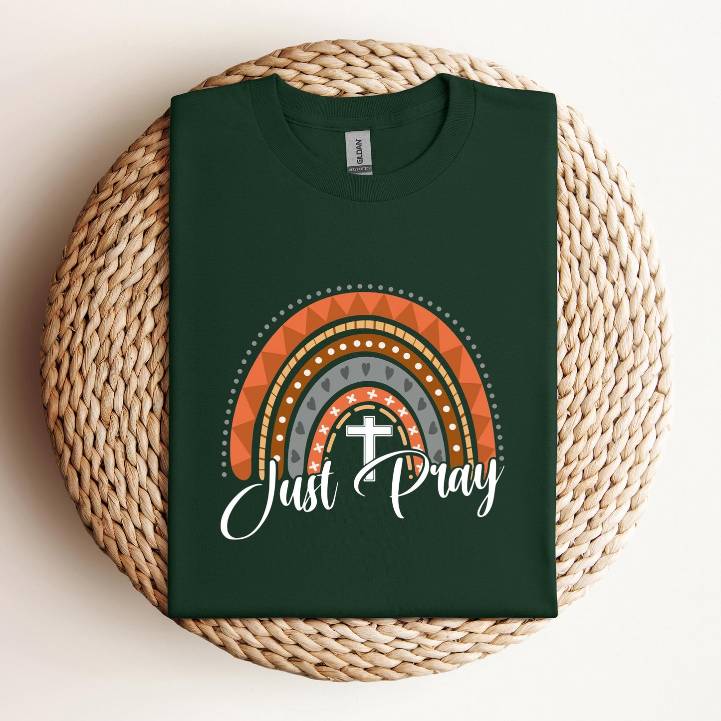 Just Pray Boho Rainbow