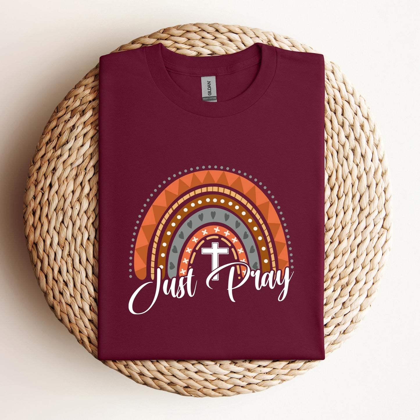 Just Pray Boho Rainbow