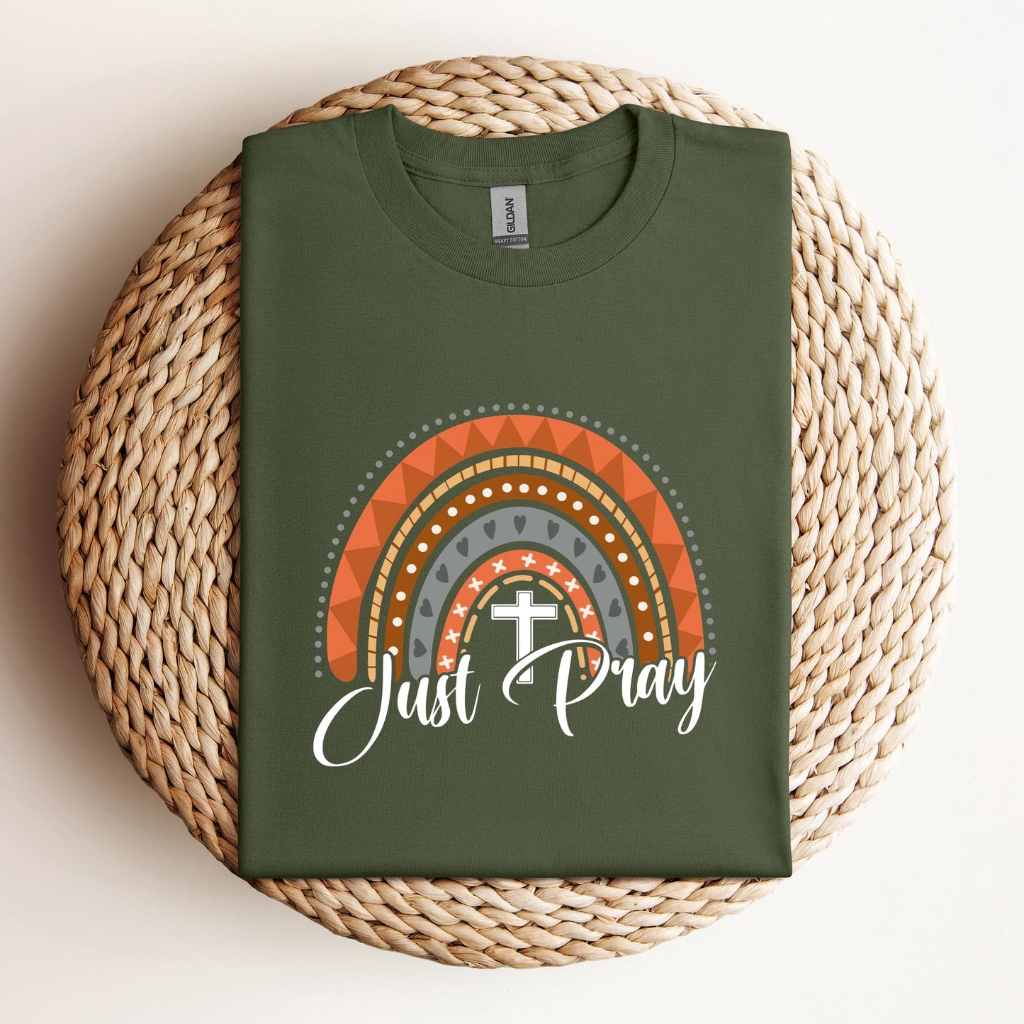 Just Pray Boho Rainbow