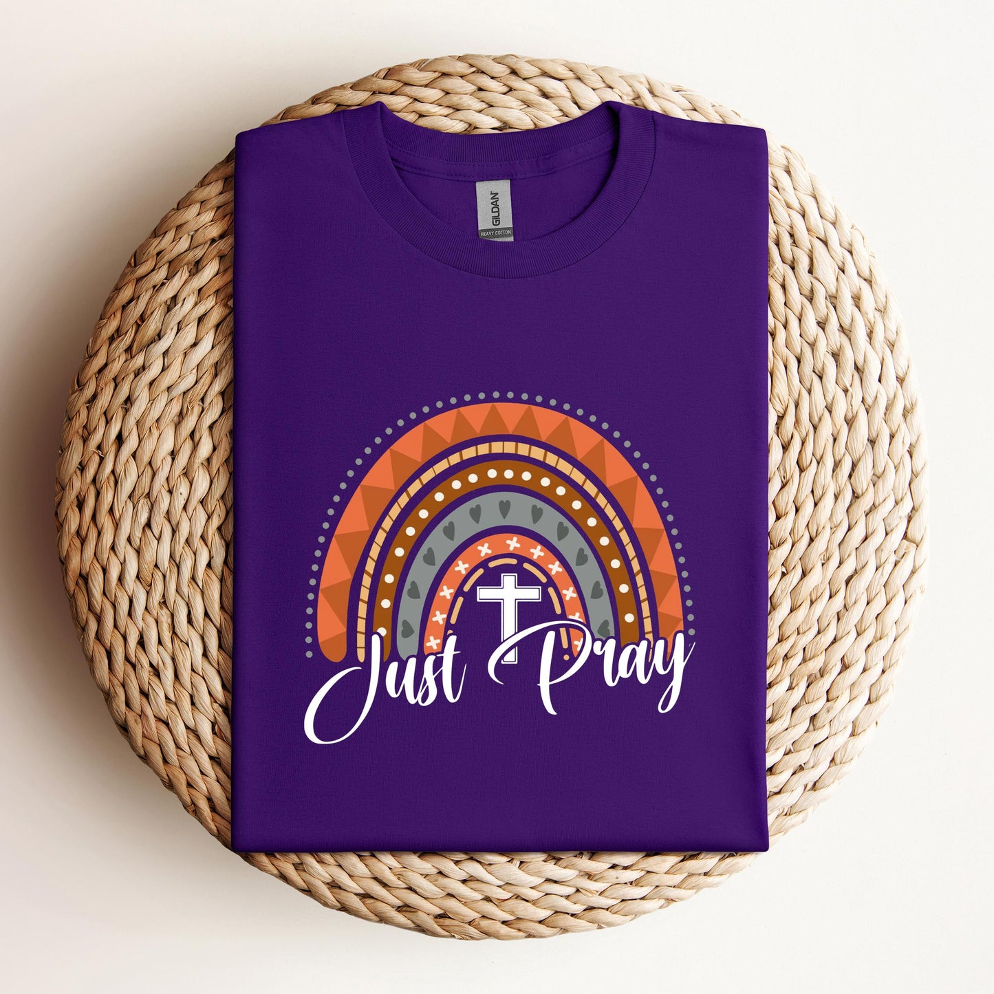 Just Pray Boho Rainbow