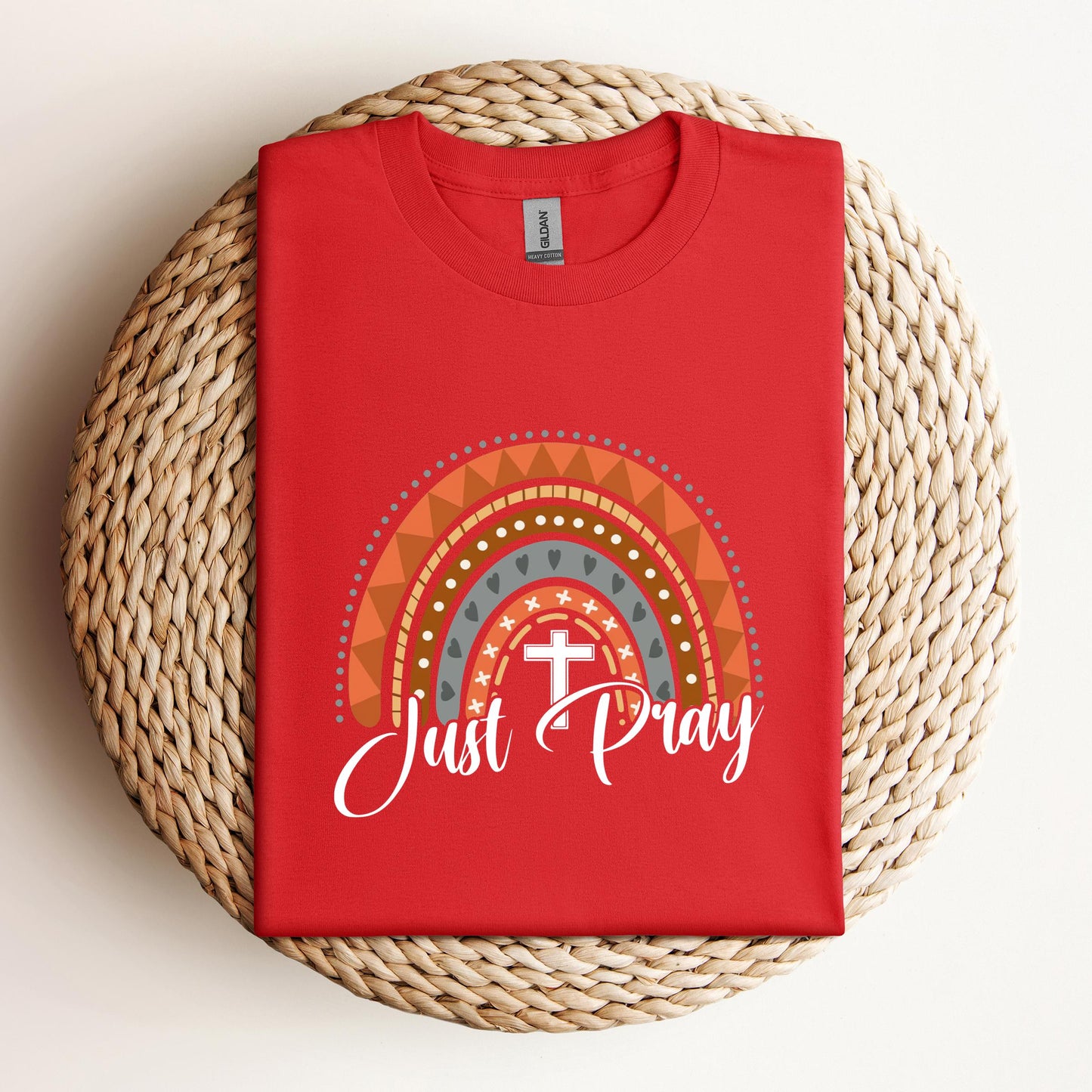 Just Pray Boho Rainbow