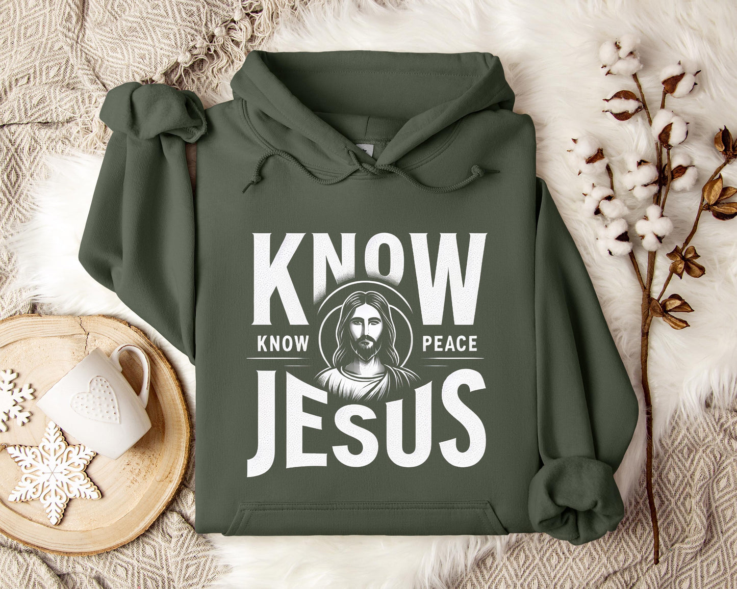Know Jesus Know Peace Hoodie