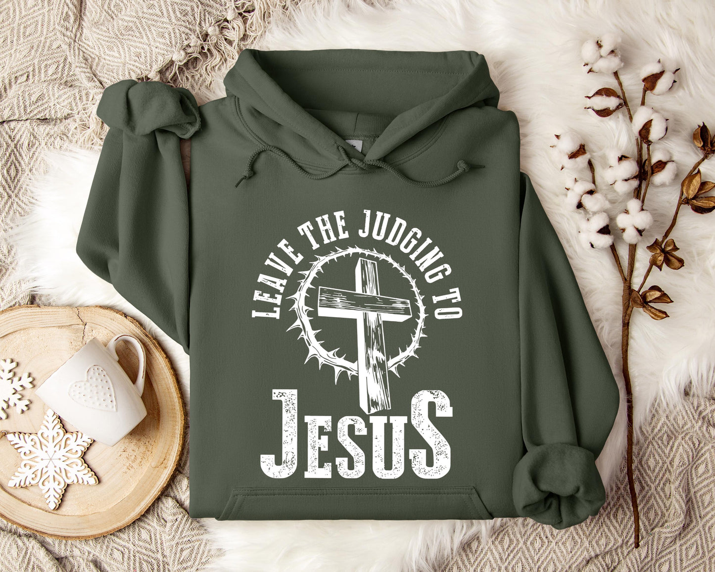 Leave The Judging To Jesus Hoodie