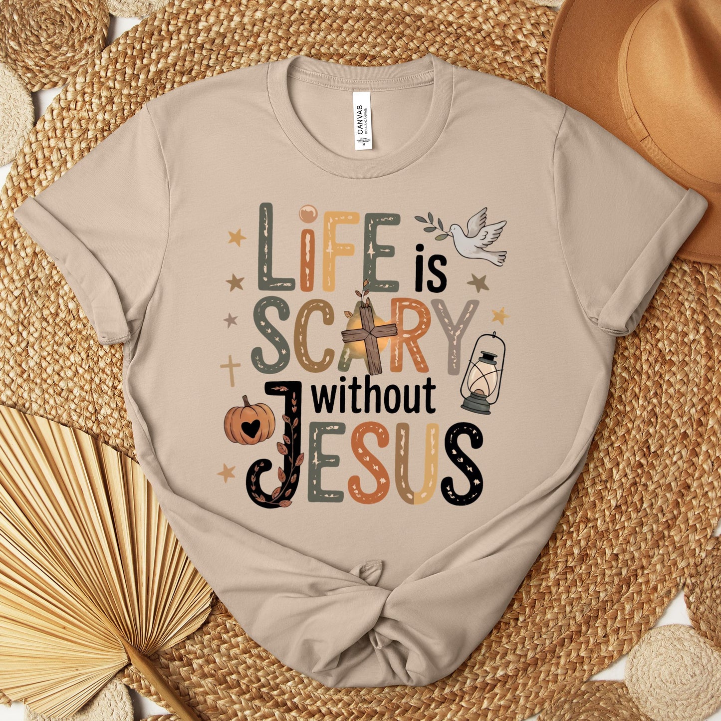 Life Is Scary Without Jesus 02 Premium T-shirt