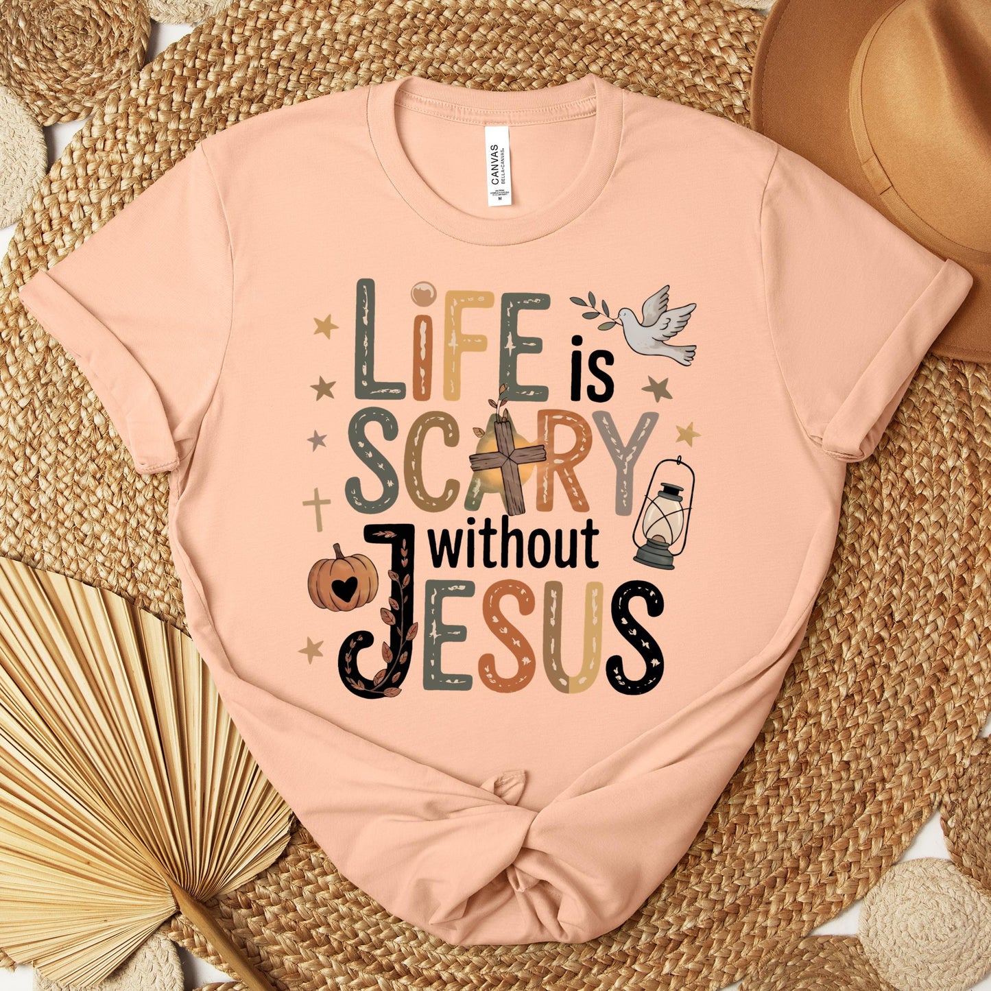 Life Is Scary Without Jesus 02 Premium T-shirt
