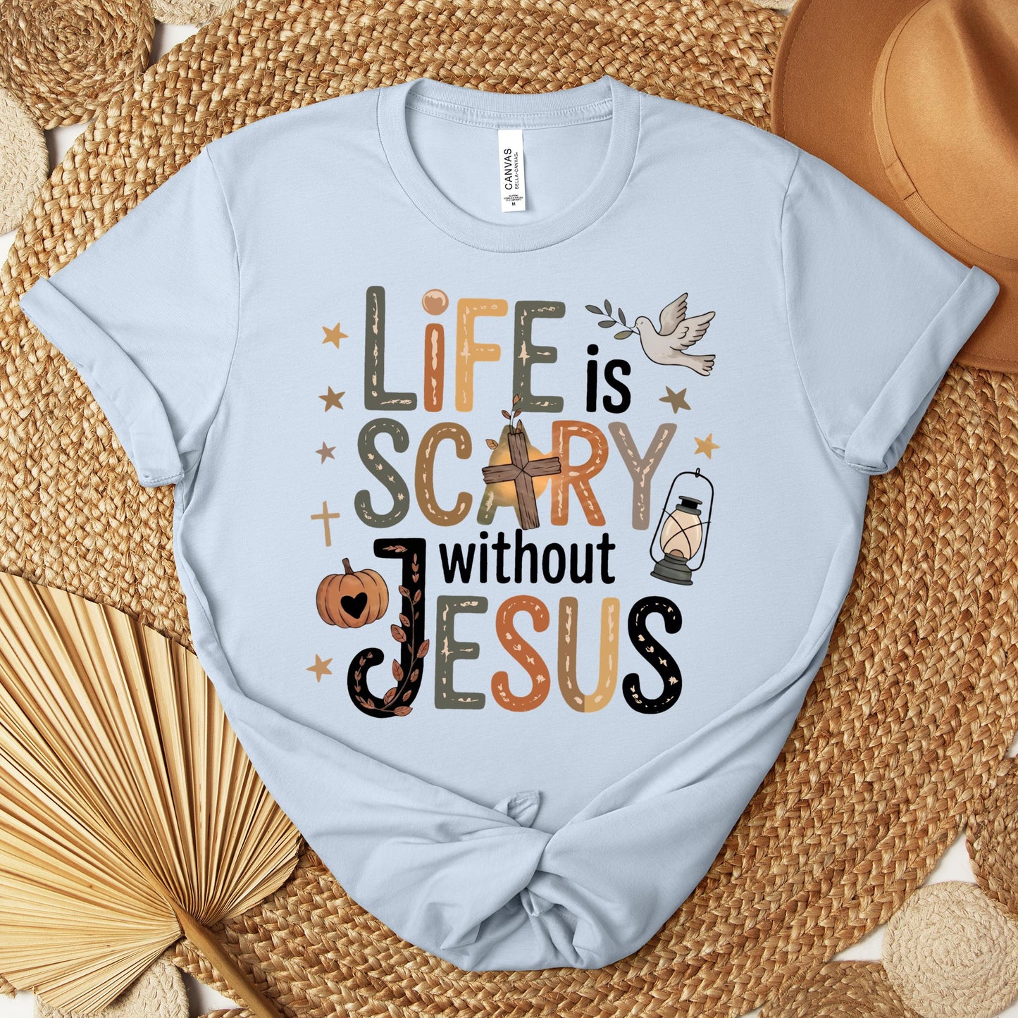 Life Is Scary Without Jesus 02 Premium T-shirt