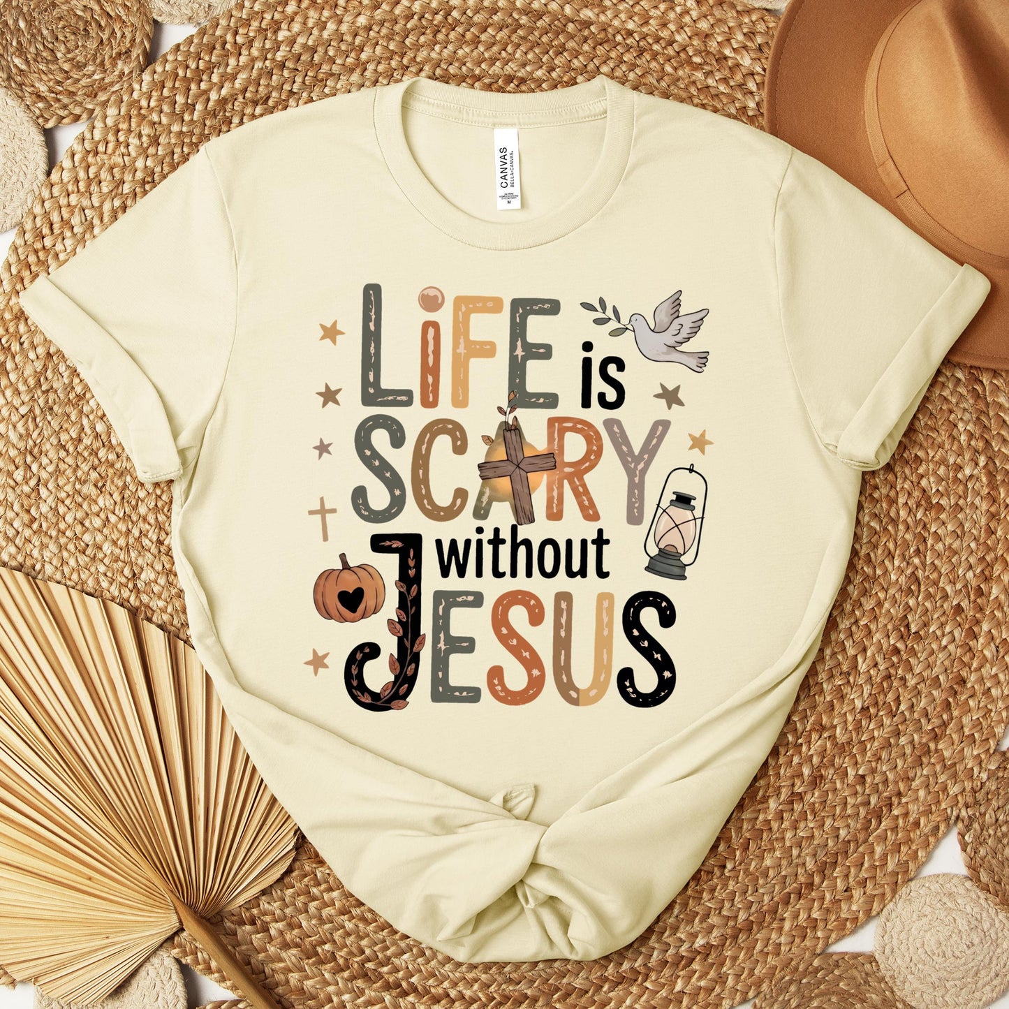 Life Is Scary Without Jesus 02 Premium T-shirt