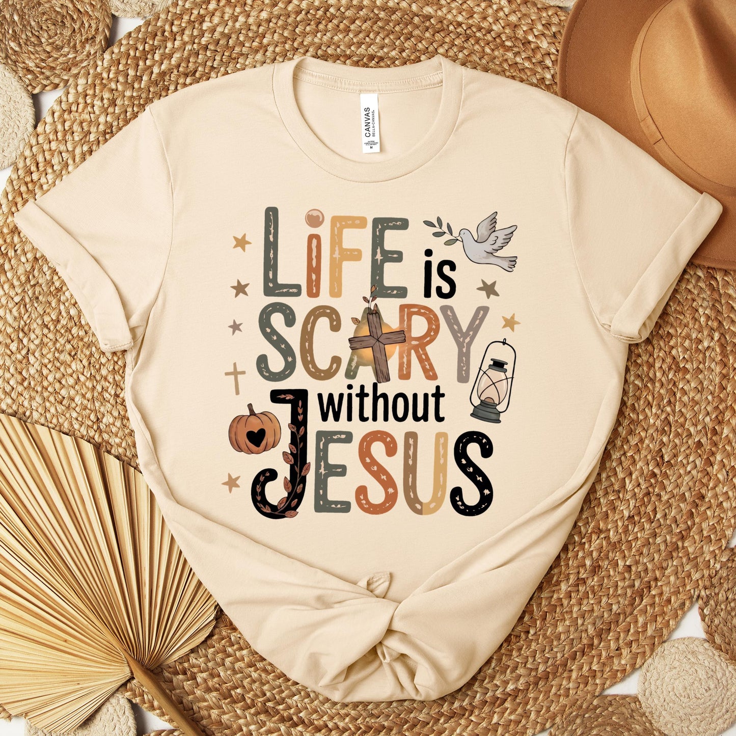 Life Is Scary Without Jesus 02 Premium T-shirt