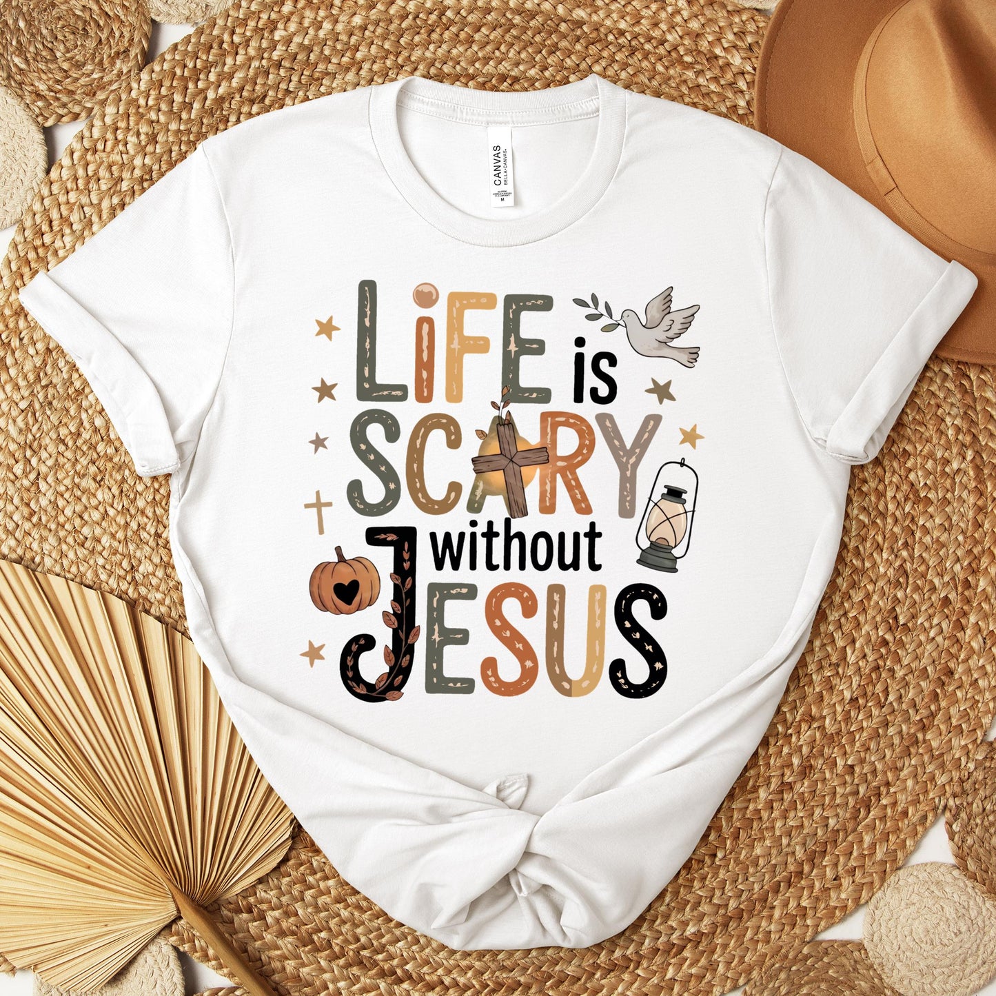 Life Is Scary Without Jesus 02 Premium T-shirt