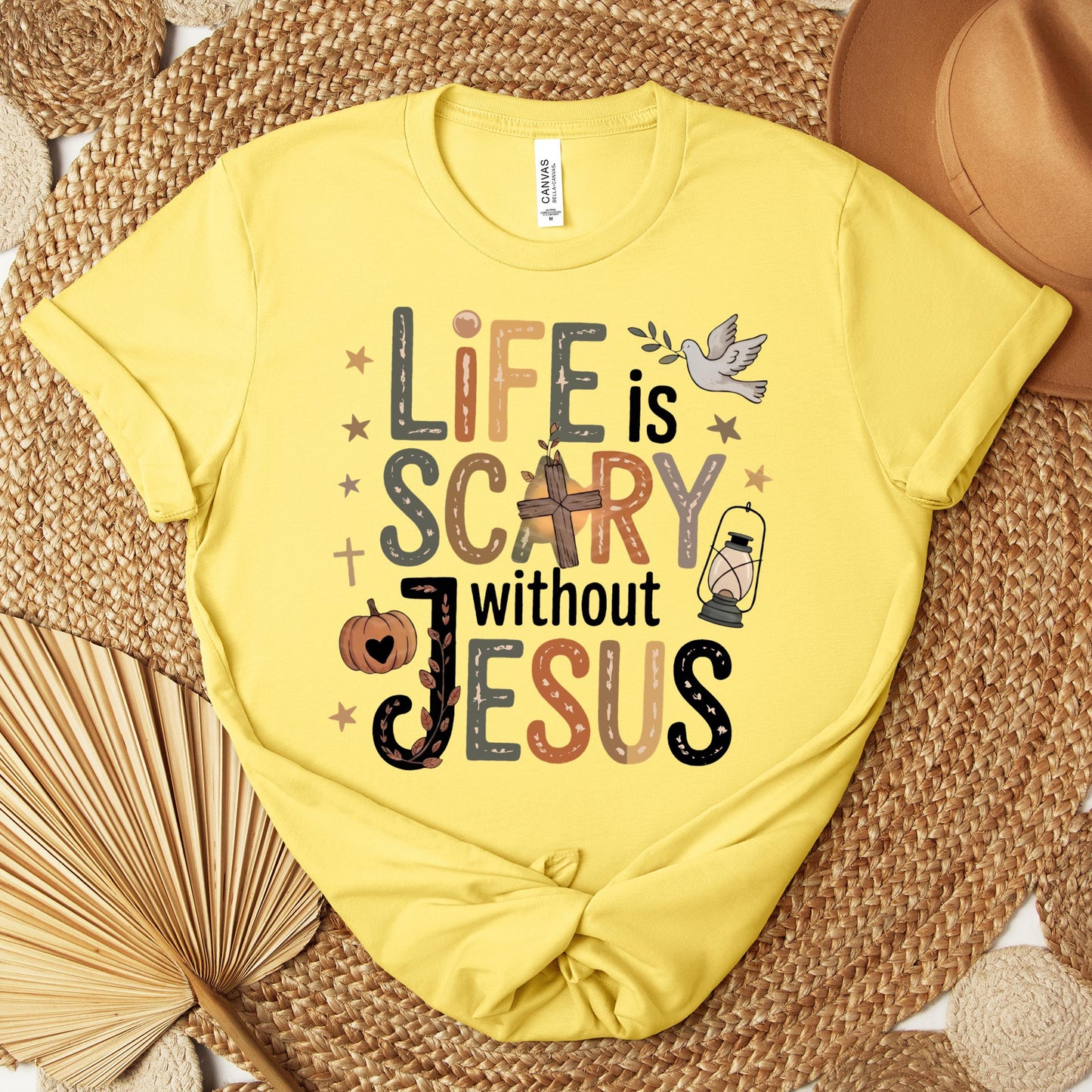 Life Is Scary Without Jesus 02 Premium T-shirt