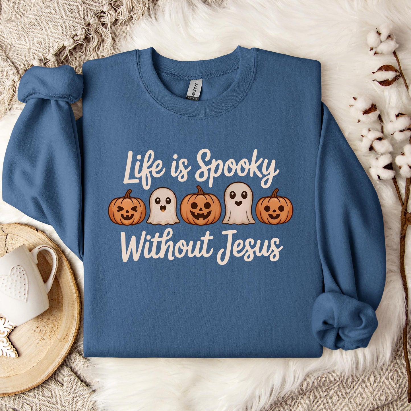 Life Is Spooky Without Jesus Sweatshirt