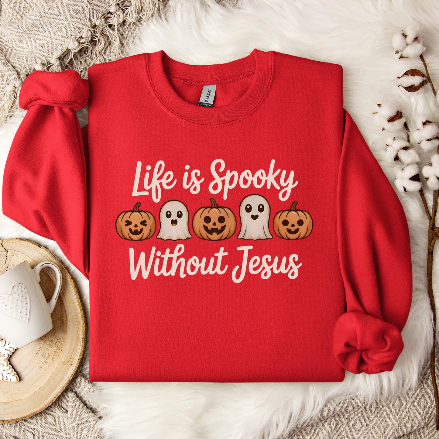 Life Is Spooky Without Jesus Sweatshirt