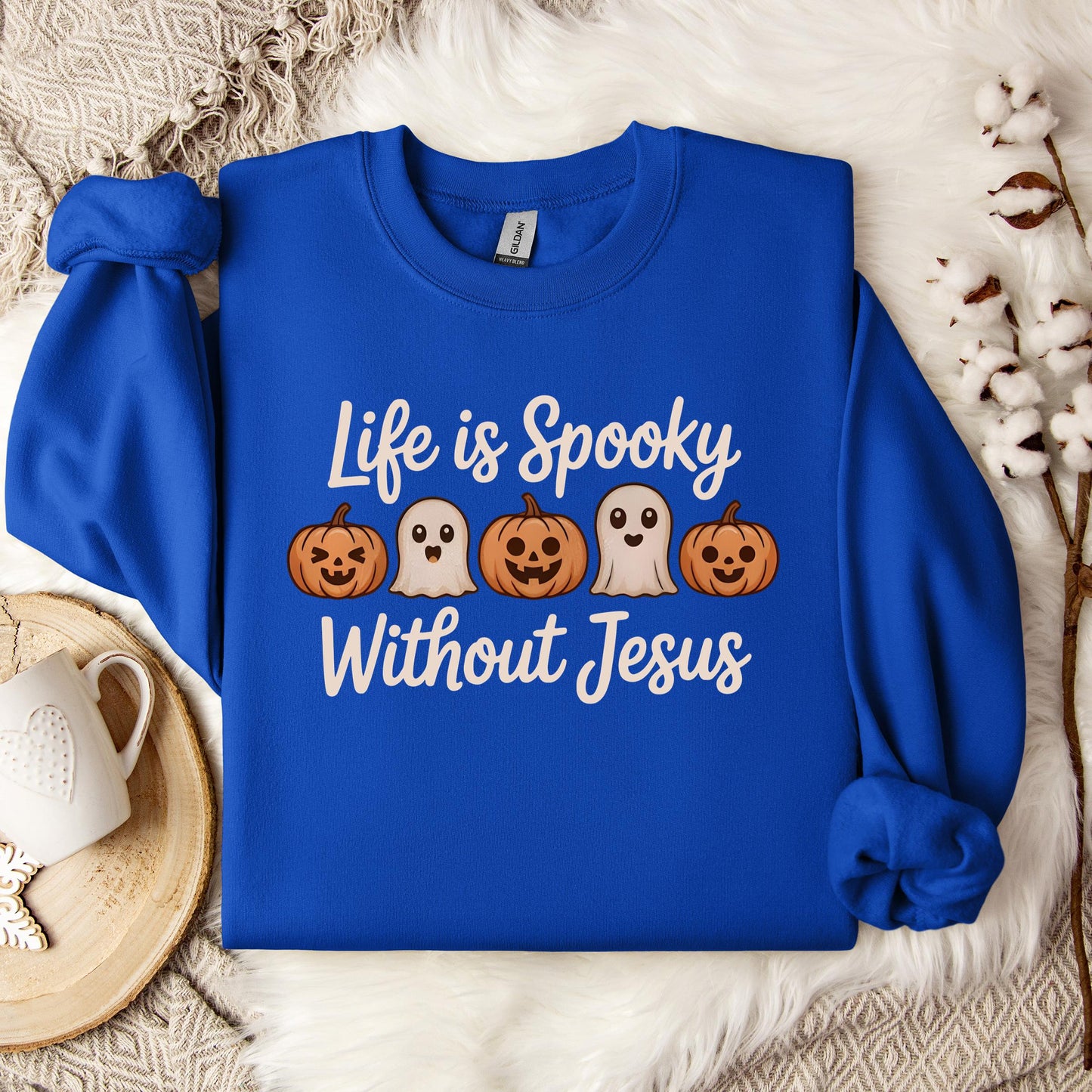 Life Is Spooky Without Jesus Sweatshirt