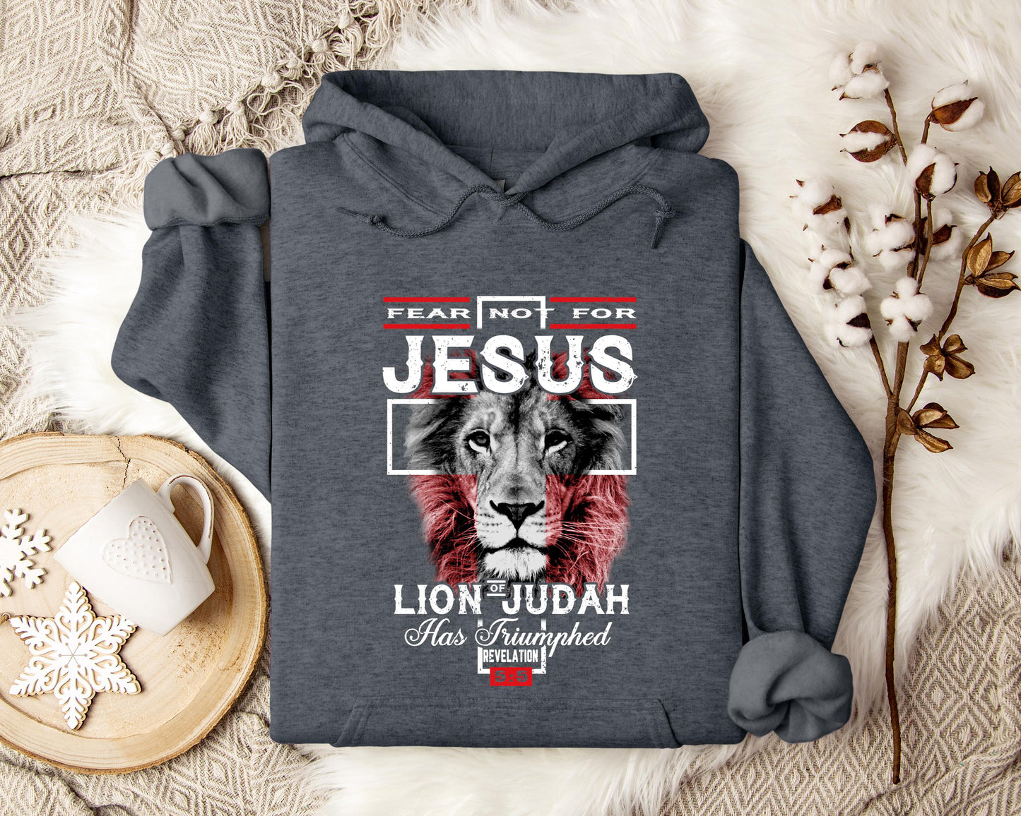 Lion Of Judah Revelation 55 Hoodie