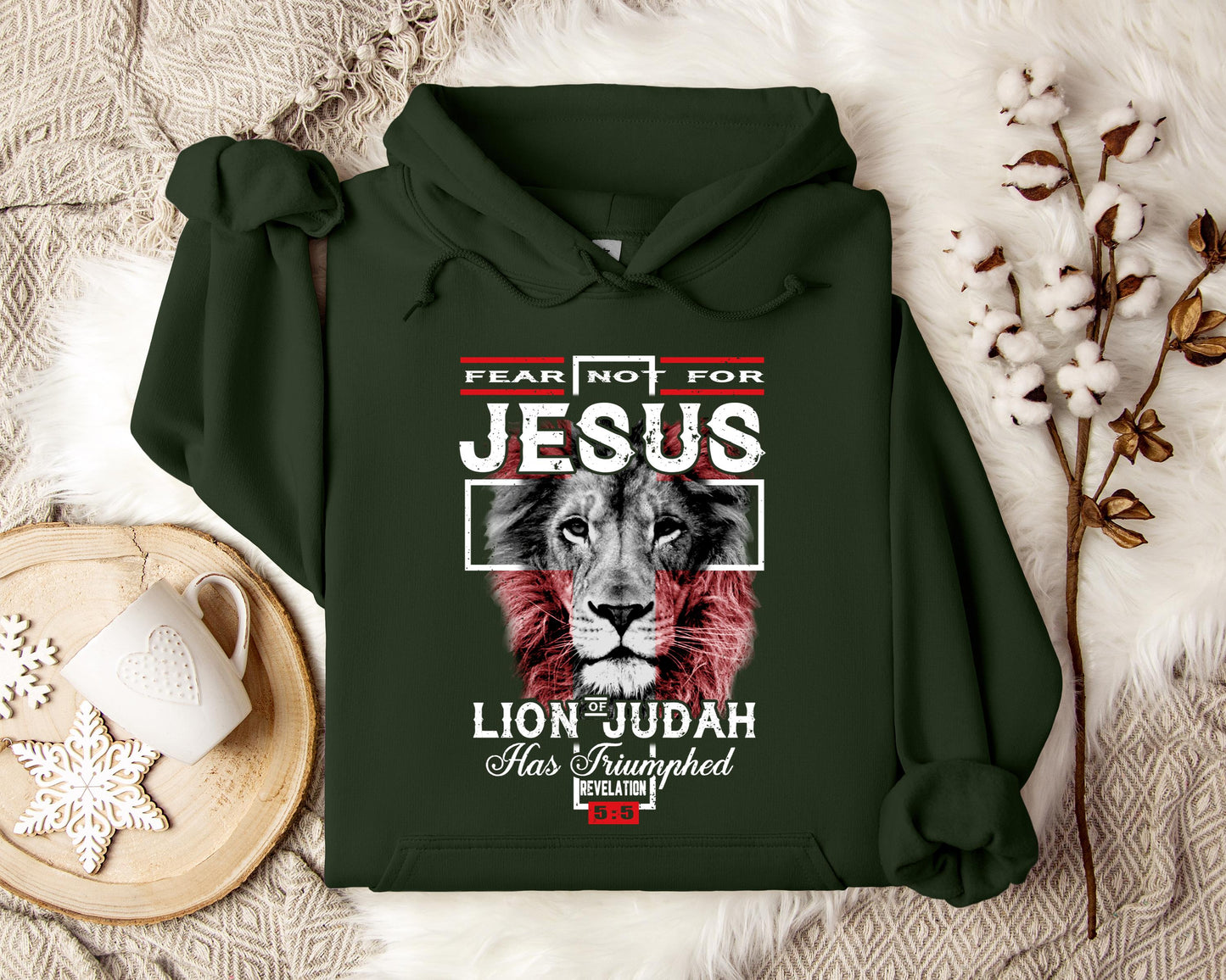 Lion Of Judah Revelation 55 Hoodie