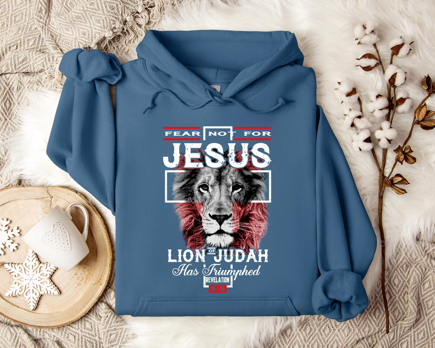 Lion Of Judah Revelation 55 Hoodie