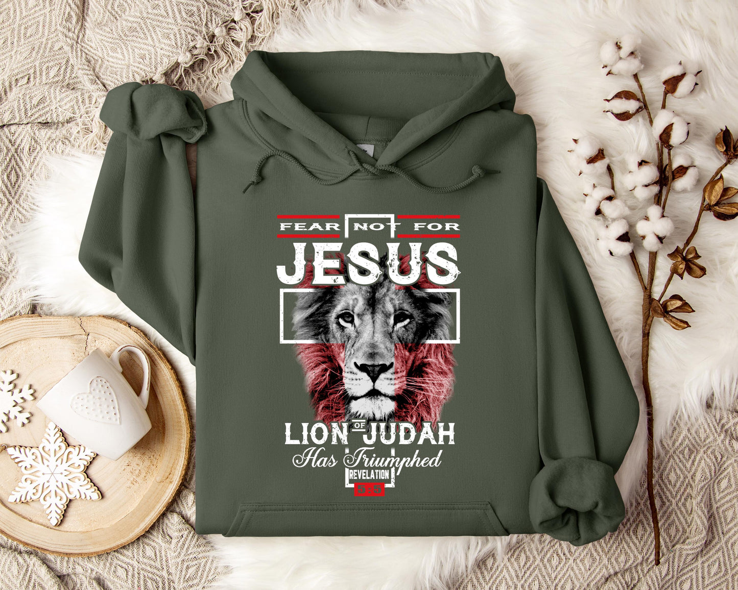 Lion Of Judah Revelation 55 Hoodie